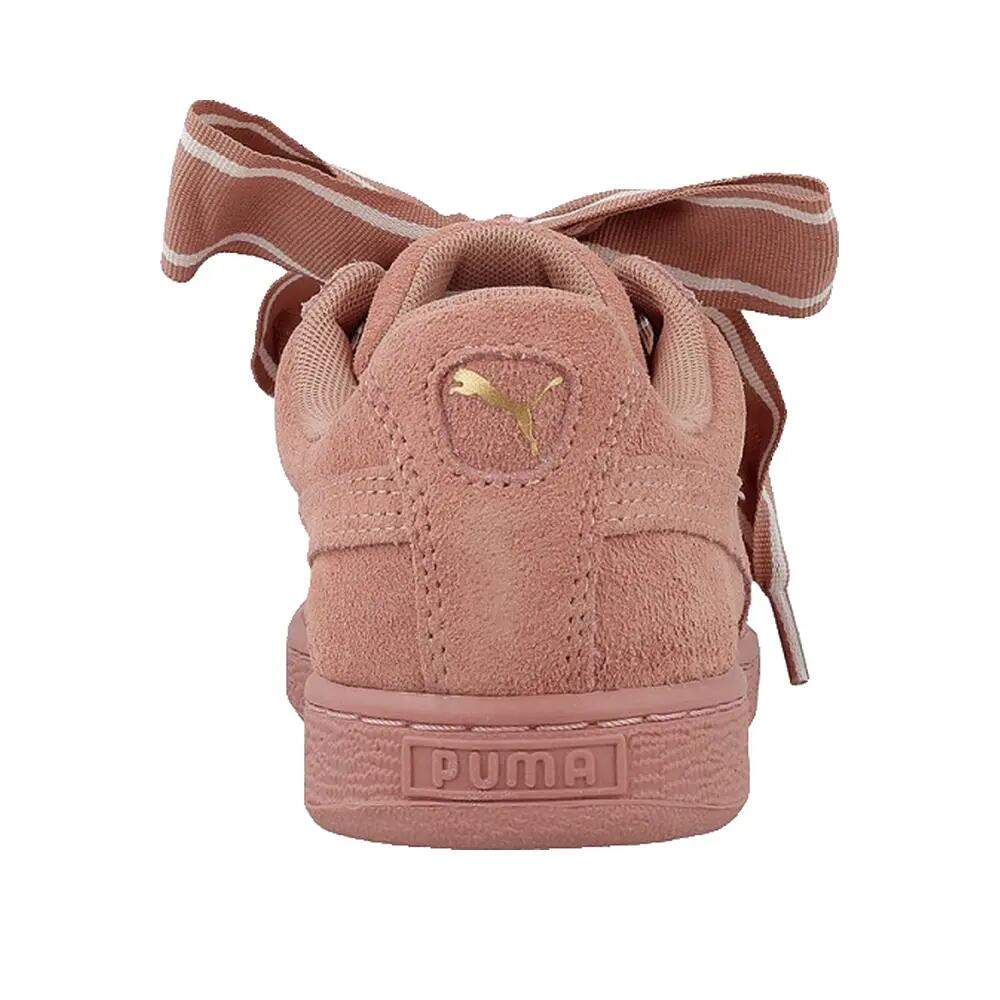 Mujer Casual - Zapatillas de ante con lazo satinado - Puma Suede Heart Satin II 5/6