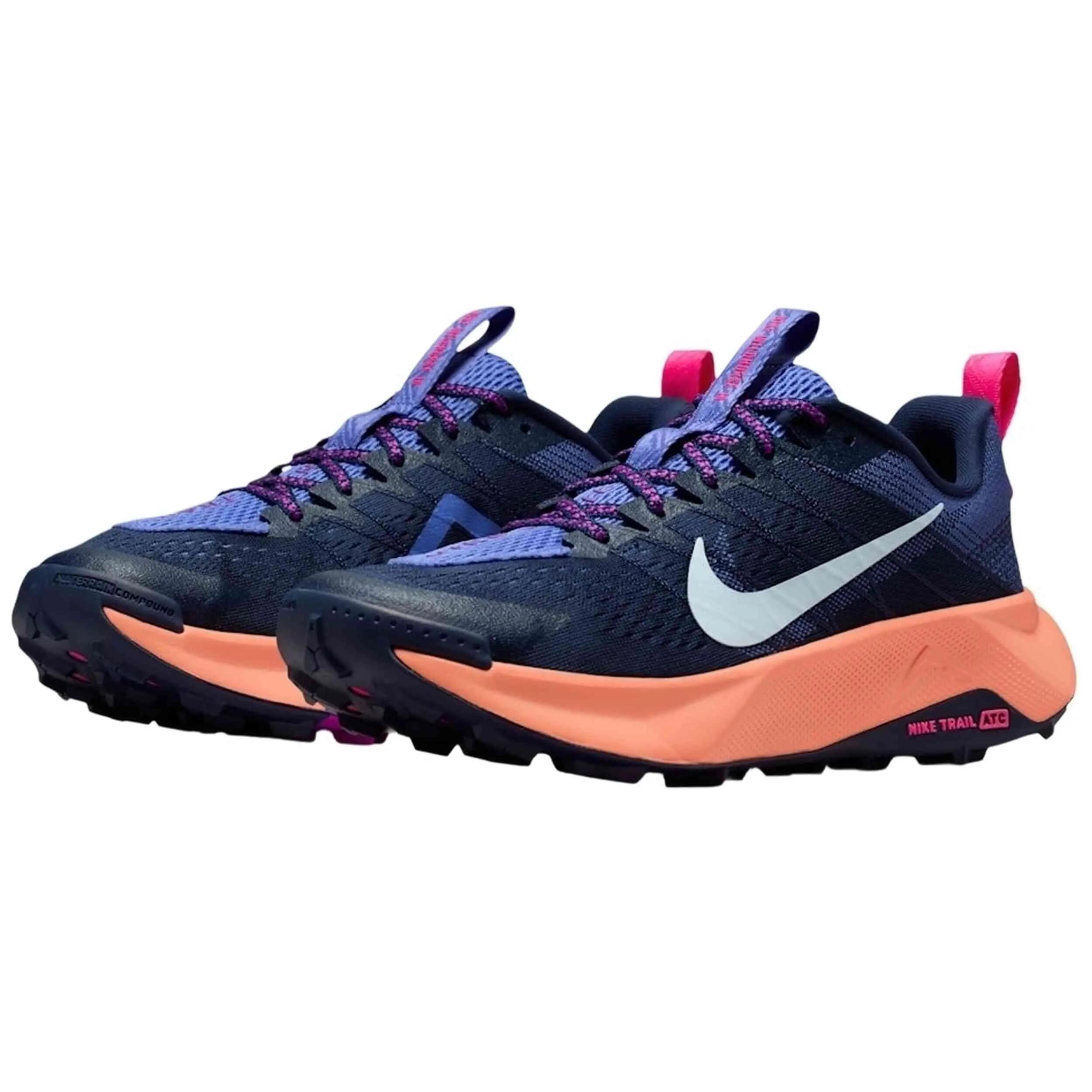 Zapatillas Nike modelo Wildhorse 10 "Midnight Navy Orange Pulse" para mujer 5/5