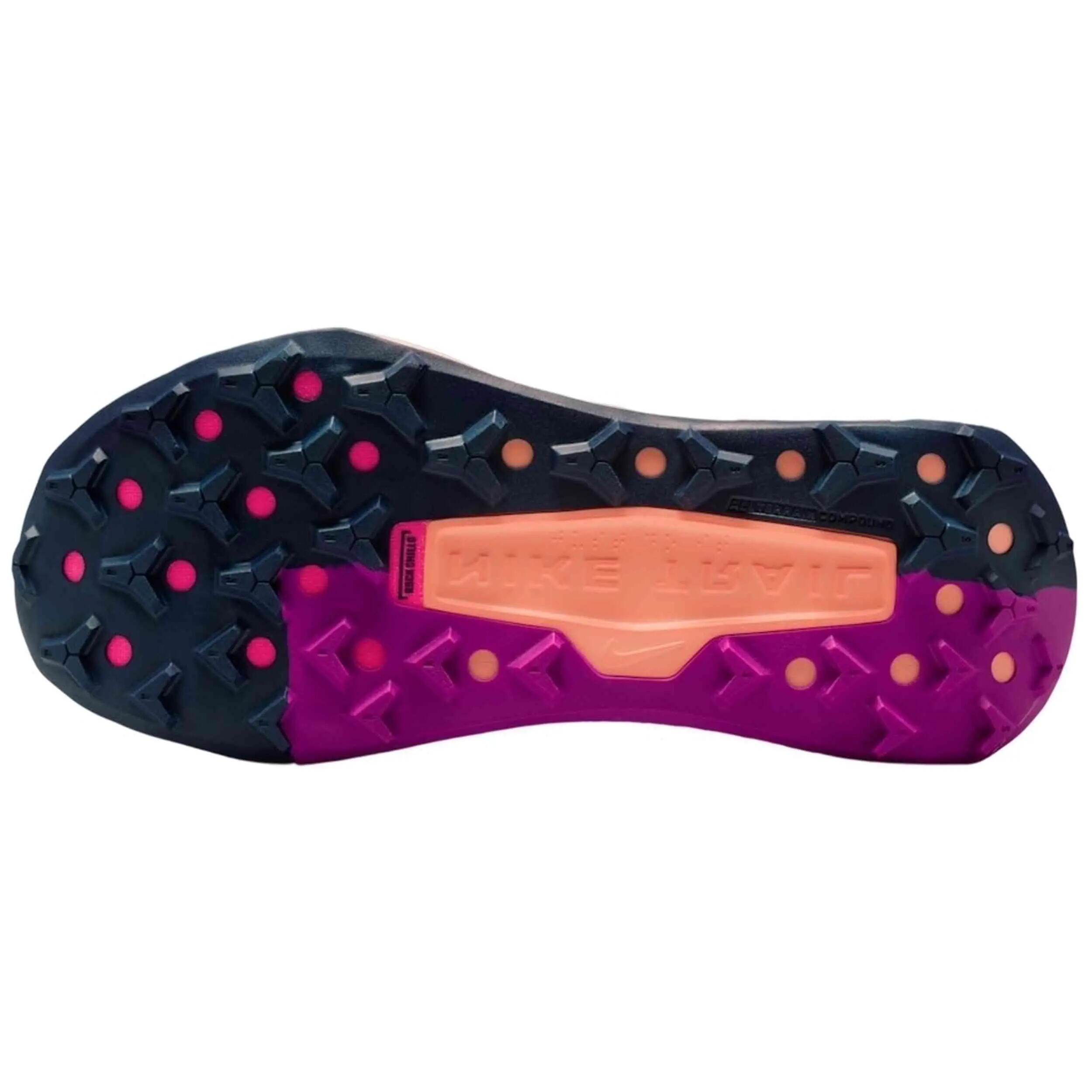 Zapatillas Nike modelo Wildhorse 10 "Midnight Navy Orange Pulse" para mujer 2/5