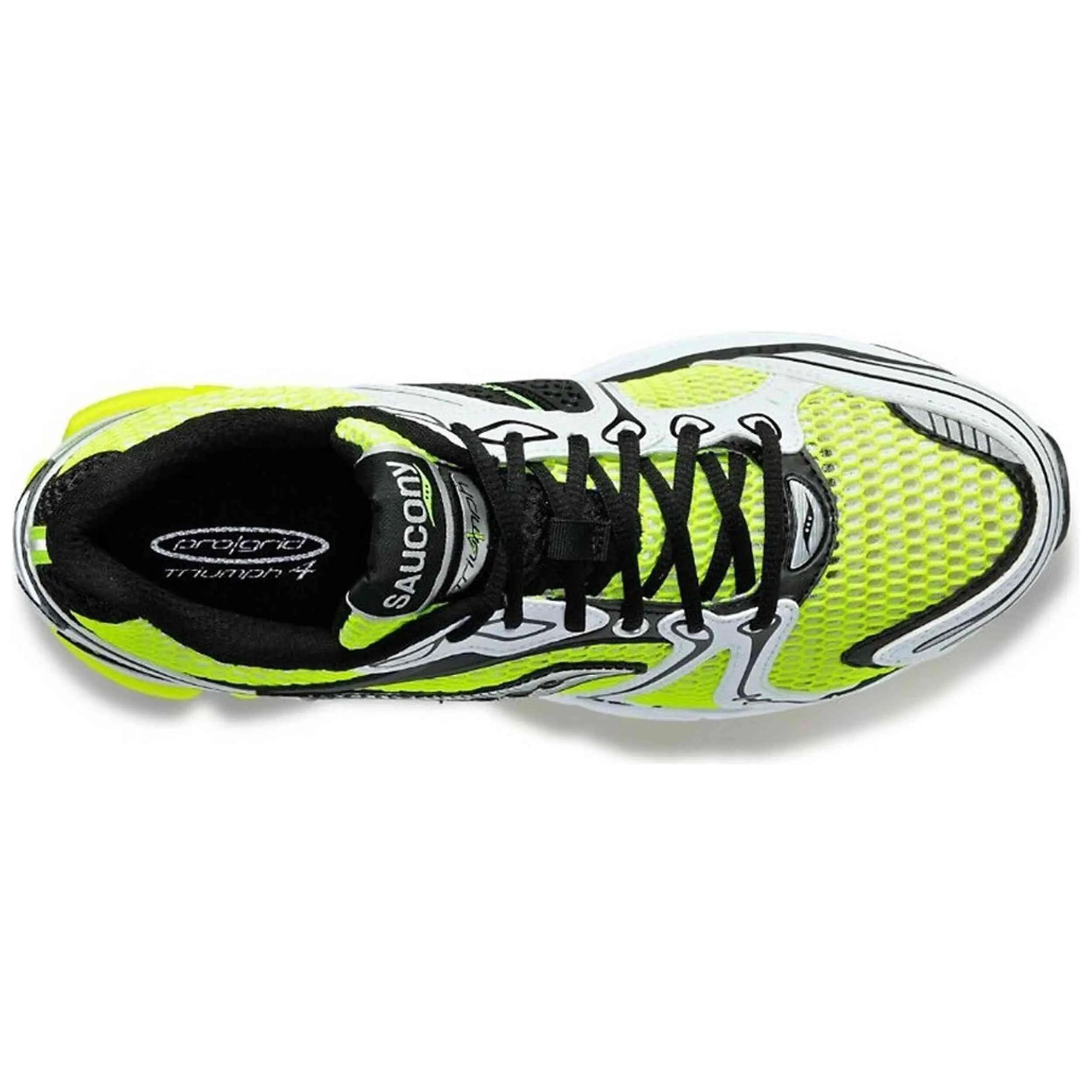 Zapatillas Saucony modelo Progrid Triumph 4 "White & Laurel" para unisex 3/5