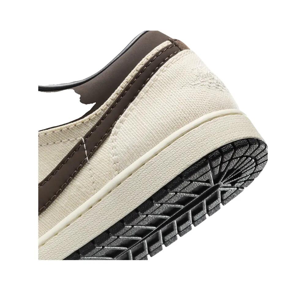 Air Jordan 1 Low Premium Pale Ivory Off Noir Baroque Brown 7/8