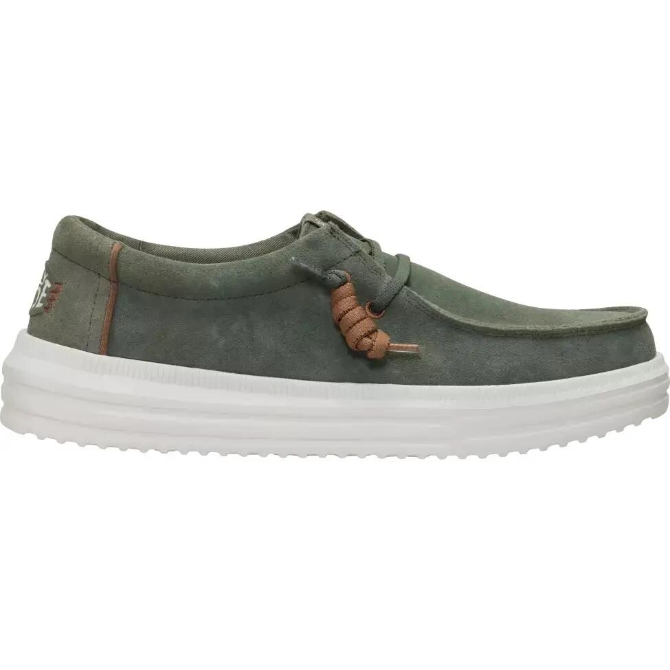 Buty HEY DUDE HD45845 REV SUEDE Zielony 6/6
