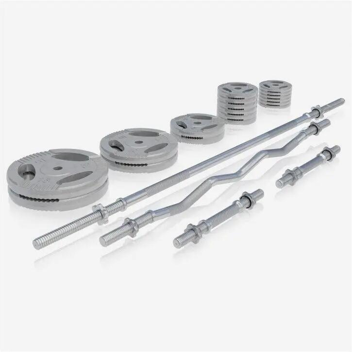Banc de musculation universel GS005 + set d´haltères de 108 KG dotés de poids en 11/11