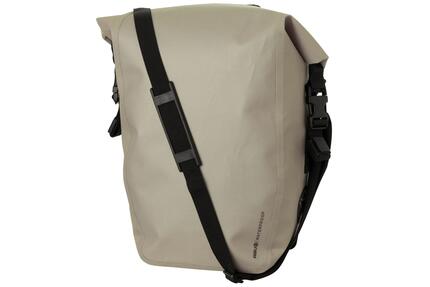 Fietstas Shelter Clean 17L waterdicht met reflectie neongeel