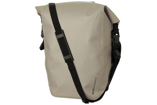 Enkele fietstas Shelter Medium 17L waterdicht grijs