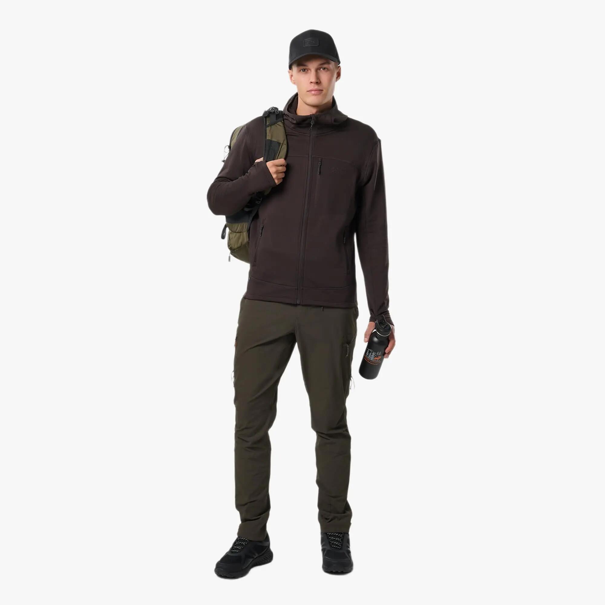 Herren  Kapuzenpullover Mit Reißverschluss Atmungsaktiv 3/6
