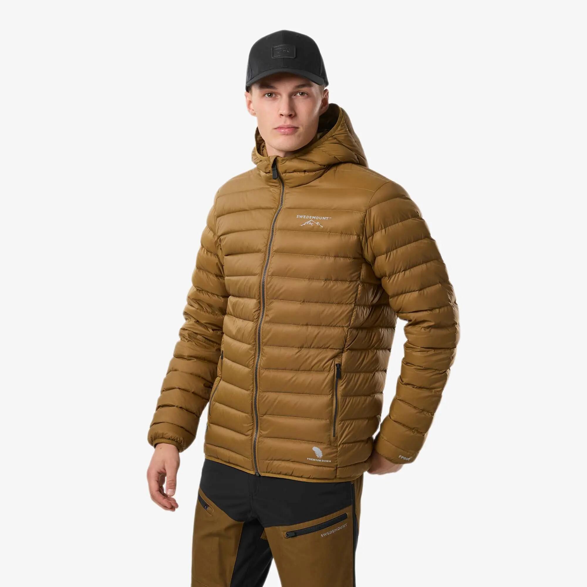 Kurtka Puchowa Wędrówki Mężczyzna Himalaya Izolujący 4/10