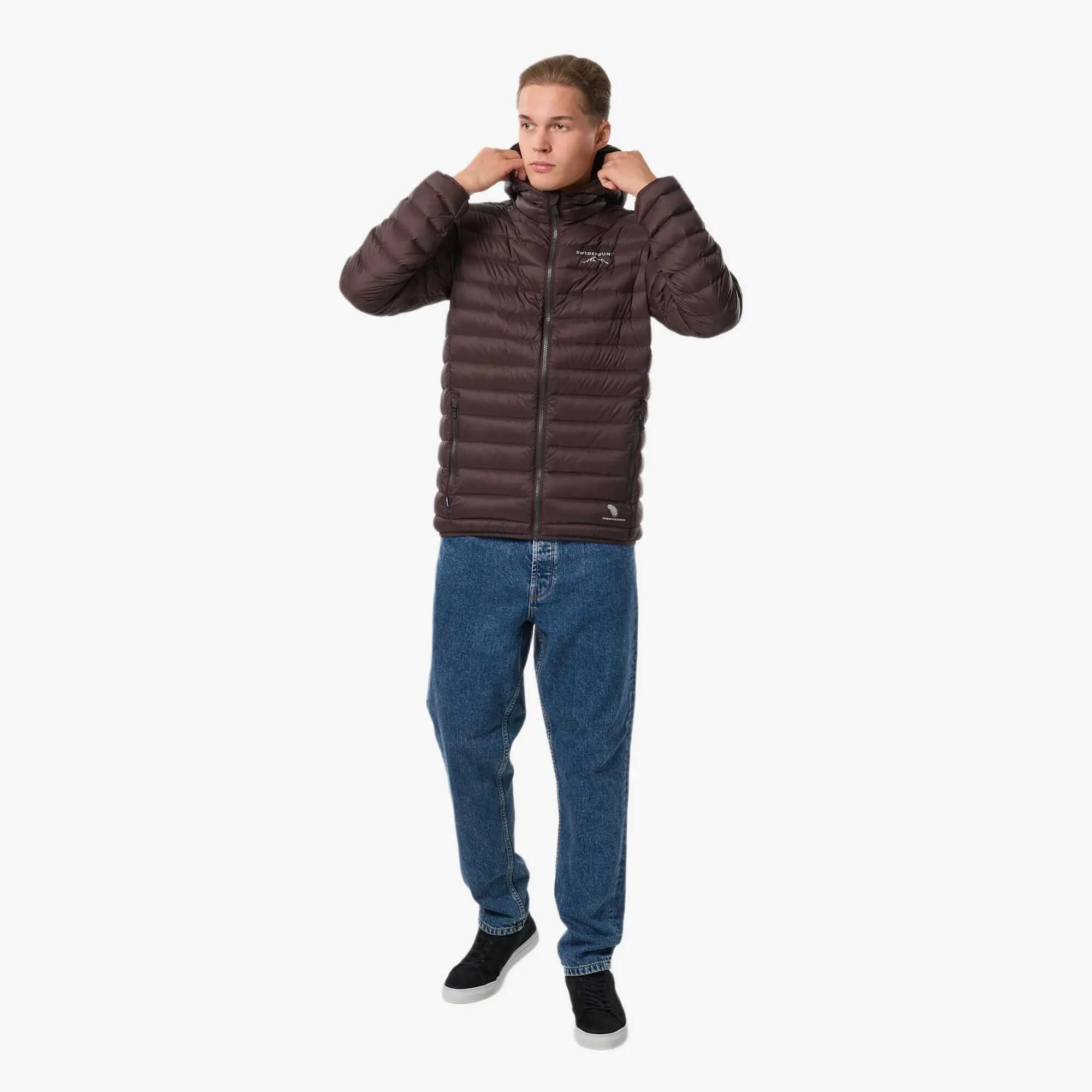 Kurtka Puchowa Wędrówki Mężczyzna Himalaya Izolujący 3/10