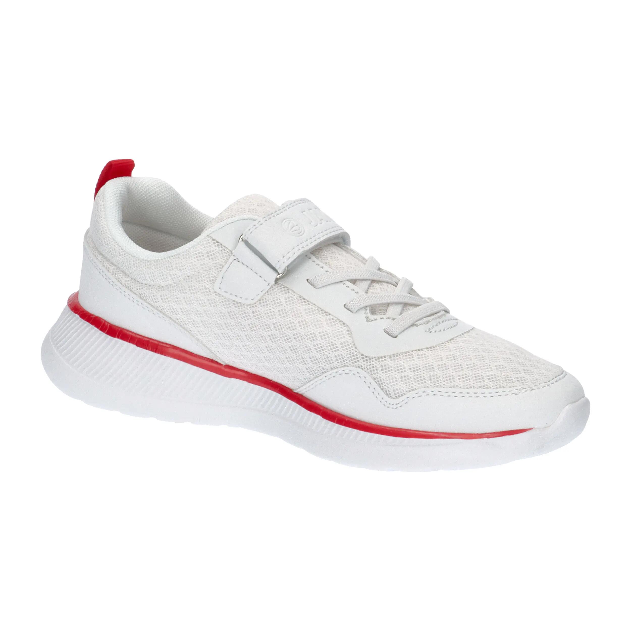 Baskets - enfants - maintien facile, EVA - rouge/blanc 8/15