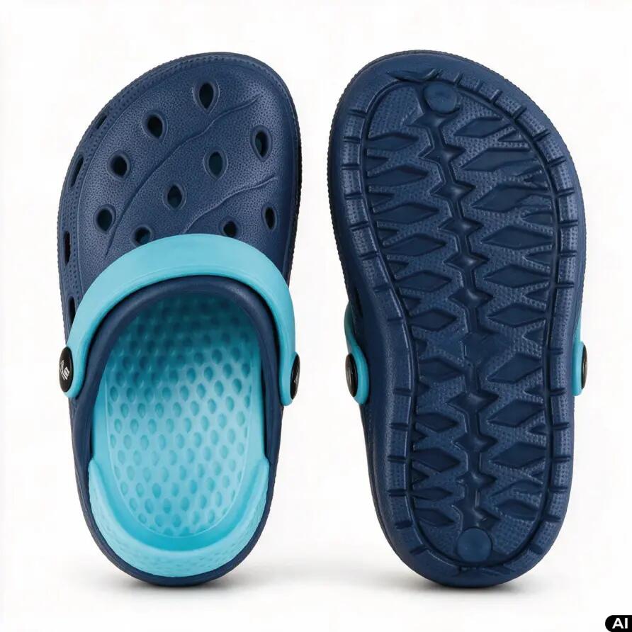 Klapki basenowe ogrodowe dla dzieci Aqua-Sport Croksy Junior 2/11