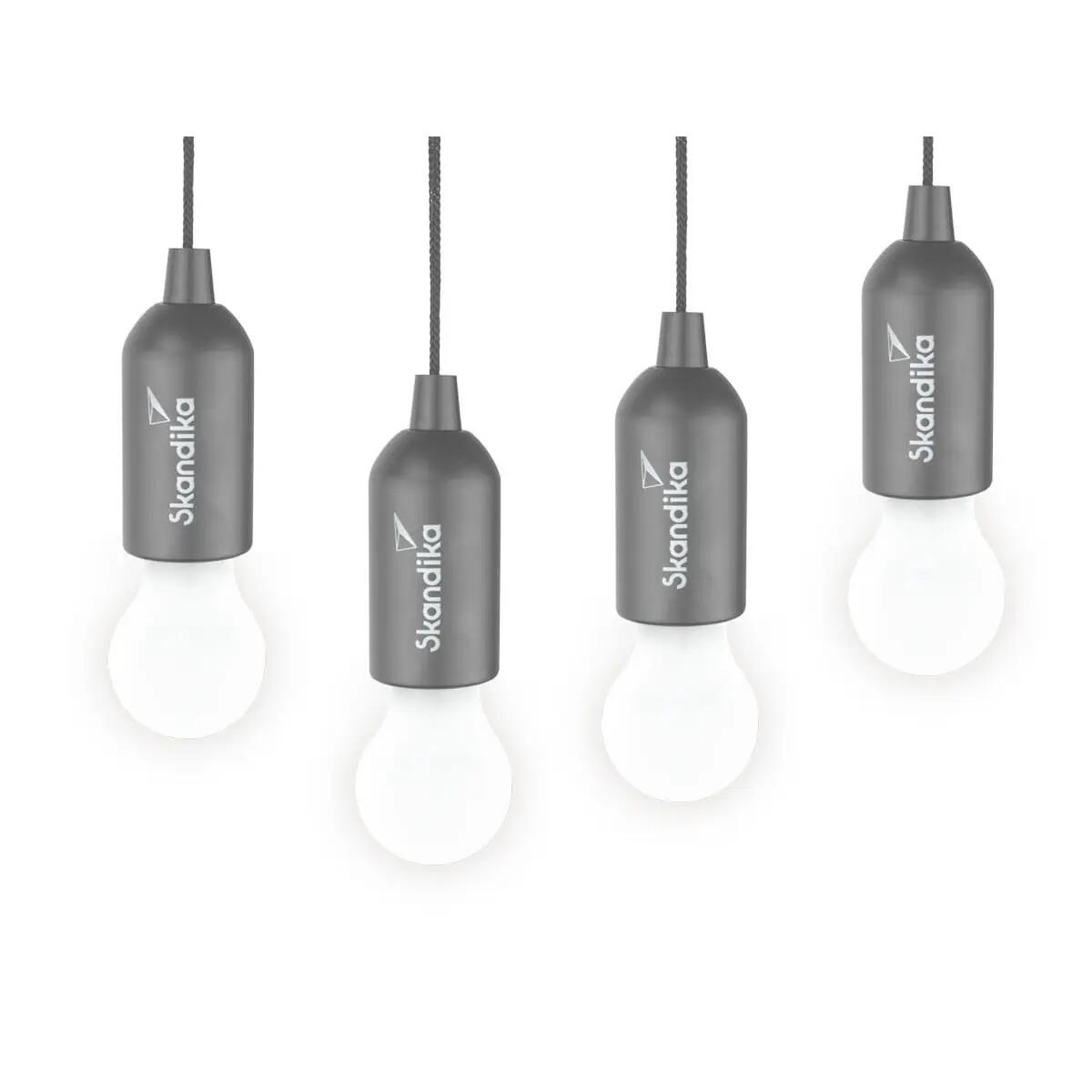 Campinglámpa Narvik | 4 db szett - LED - húzókapcsoló („pull light”) - elemes 4/13