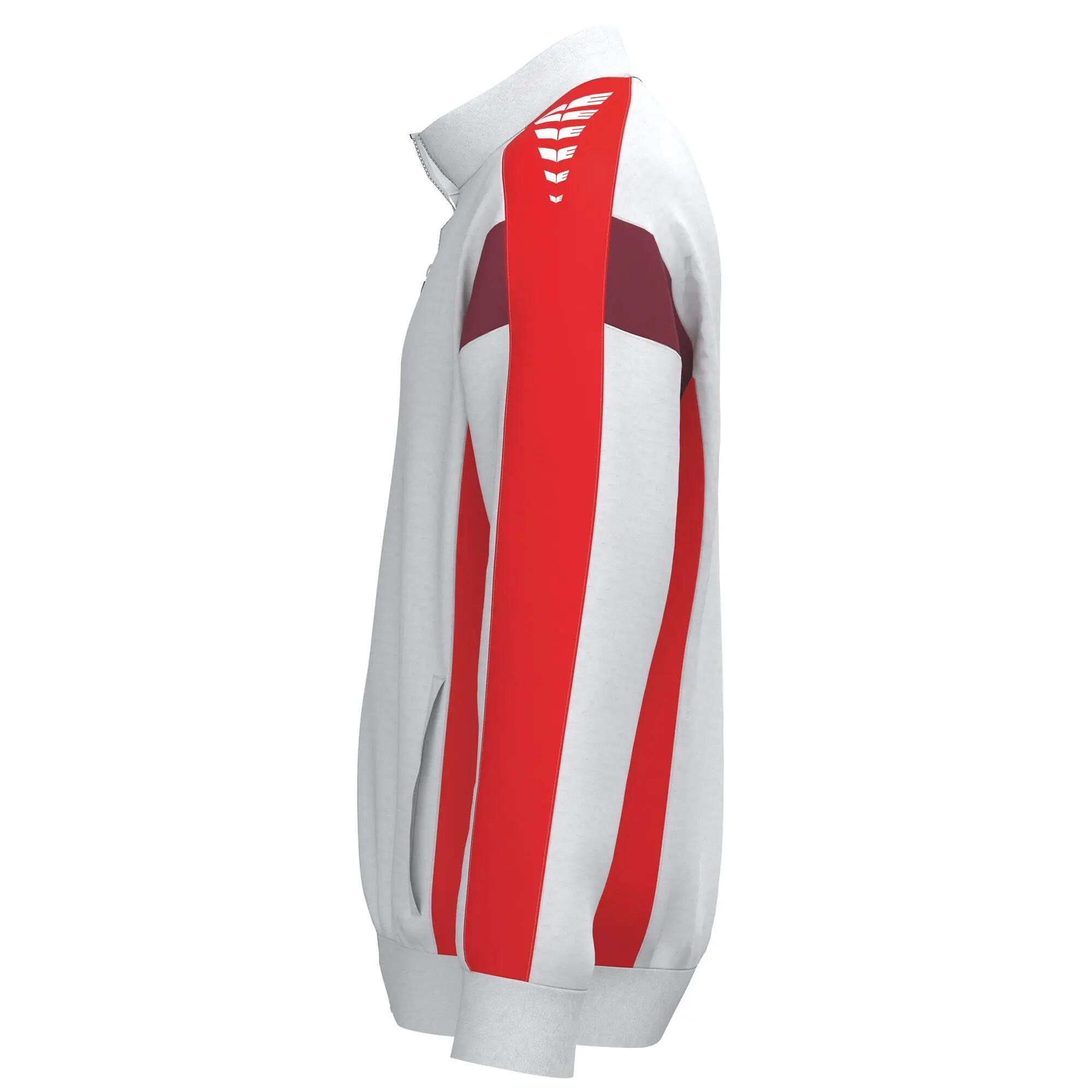 Erima Celebration 125 Trainingsjack Wit/rood 3/3