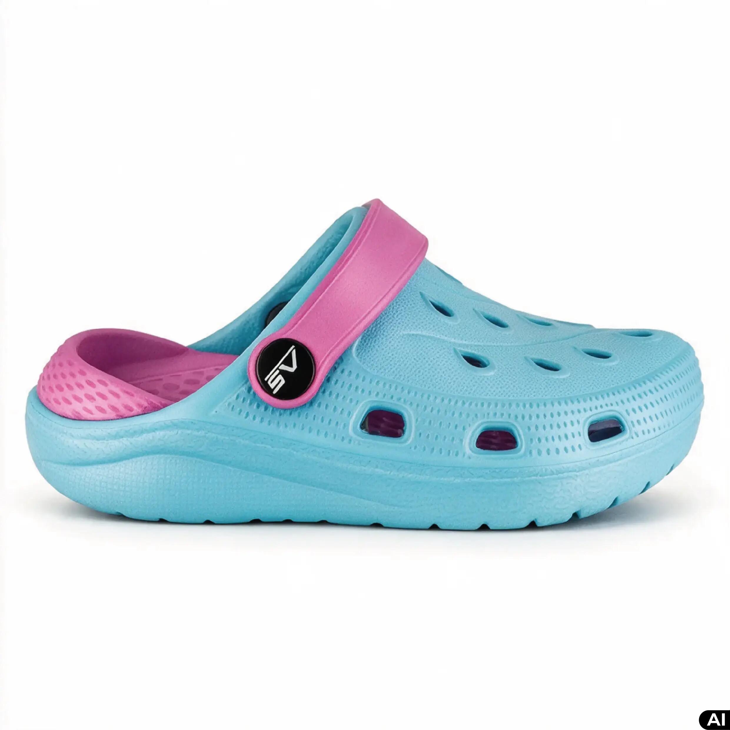Klapki basenowe ogrodowe dla dzieci Aqua-Sport Croksy Junior 9/10