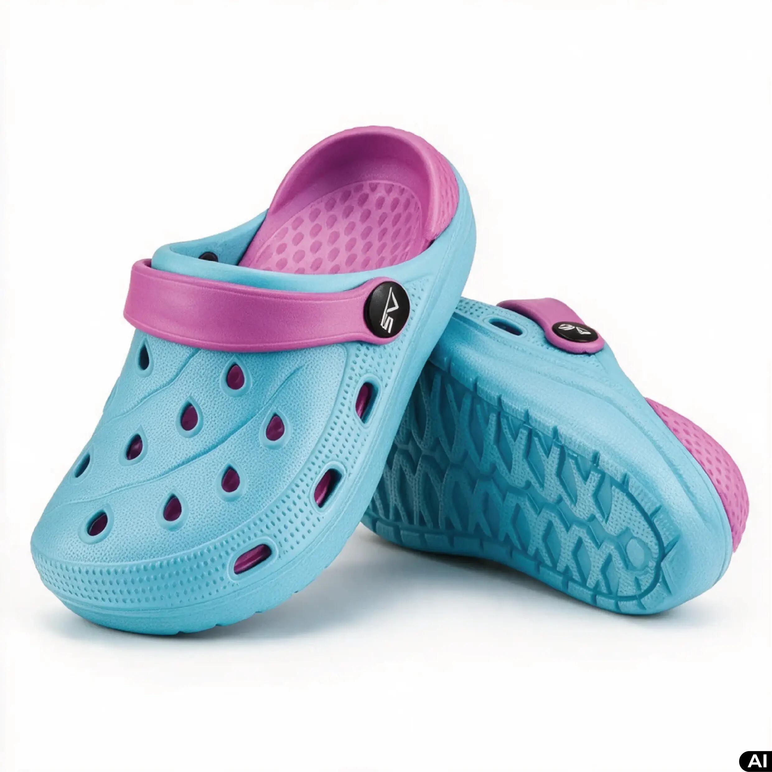 Klapki basenowe ogrodowe dla dzieci Aqua-Sport Croksy Junior 3/10