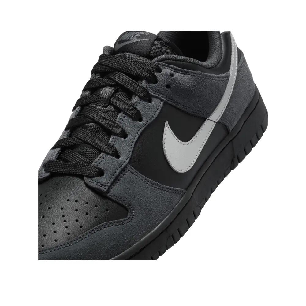 Chaussures Nike Dunk Low Femme Noir/Métallique Argent 6/8