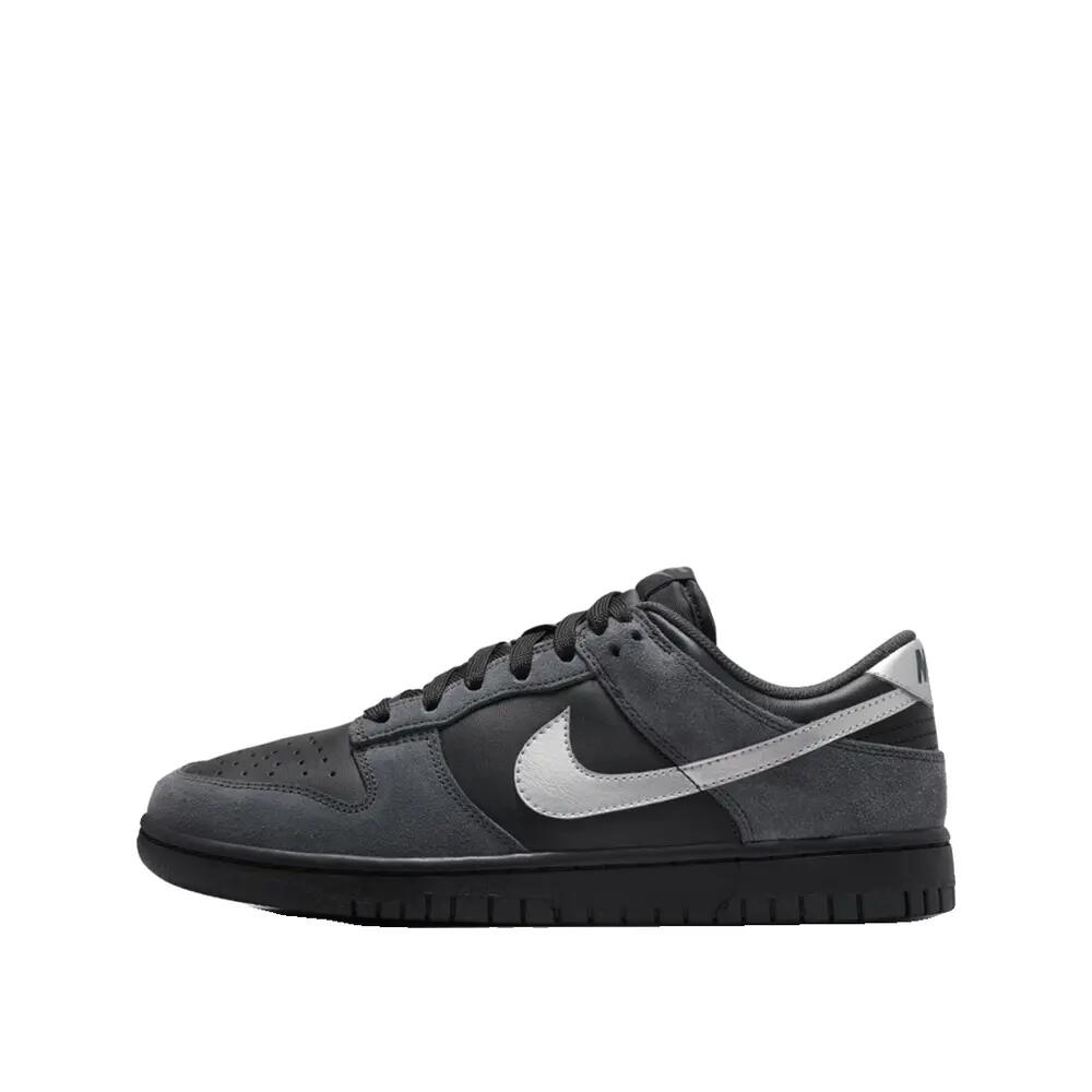 Chaussures Nike Dunk Low Femme Noir/Métallique Argent 3/8