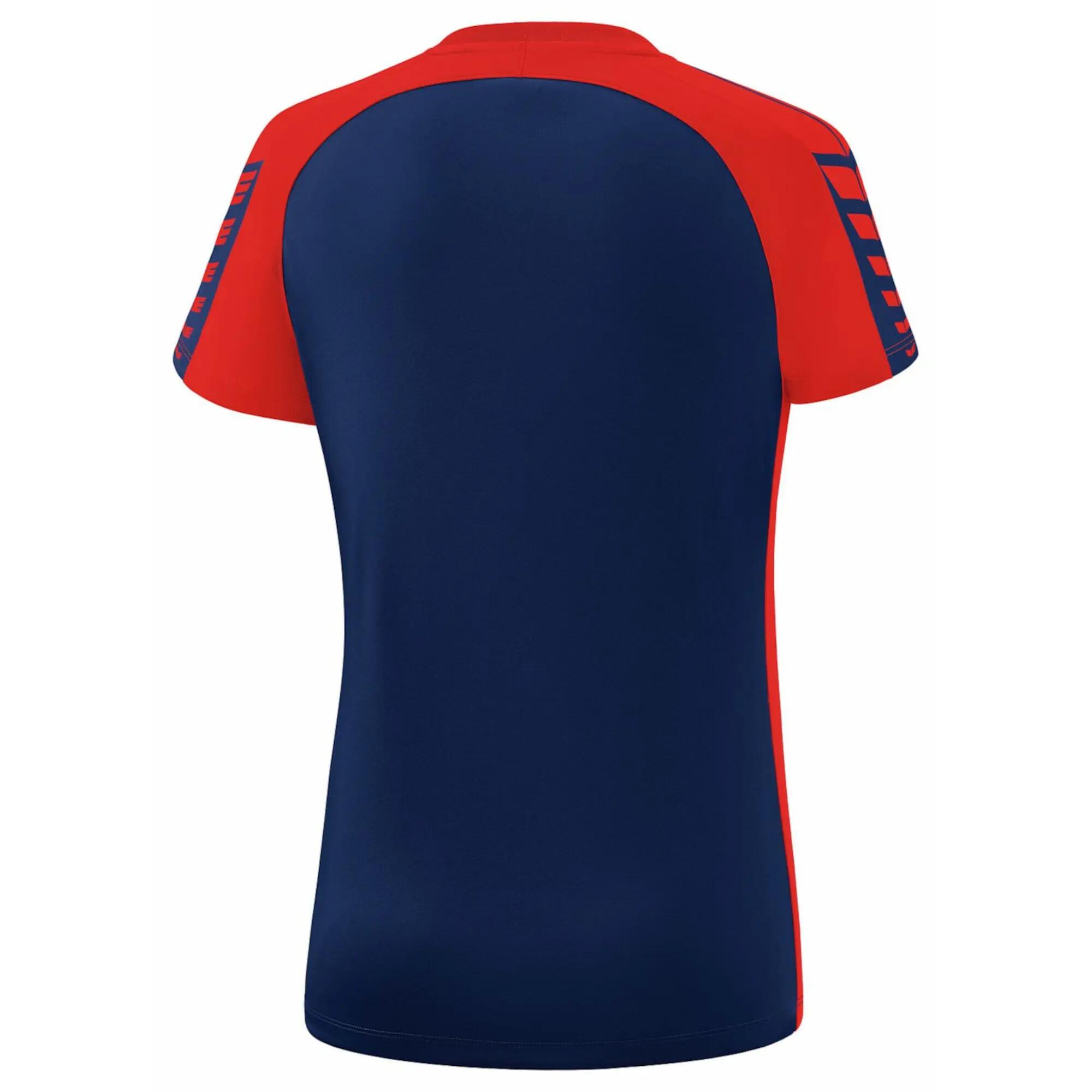 T-shirt - Multisport - Dames - Six Wings - Snel droogend - Rood 8/9