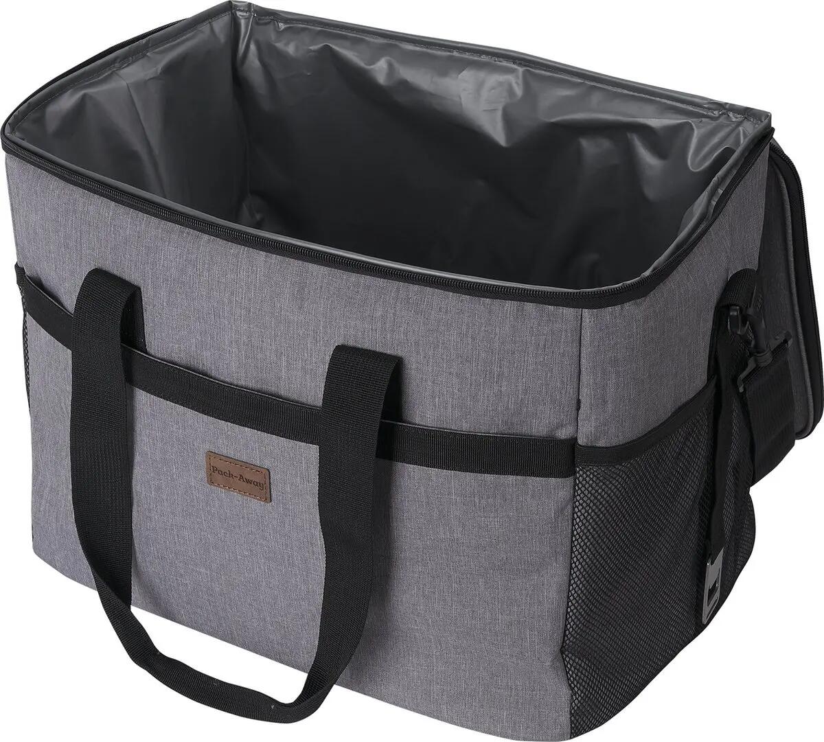 Koelbox Kamperen Fold 40L Opvouwbaar Incl. 6 Koelelementen Grijs 2/2