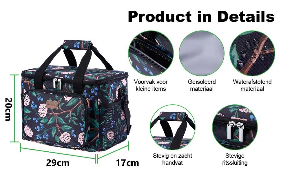 Koelbox Kamperen Fold Set 40L En 15L Incl. 8 Koelelementen Meerkleurig 7/7