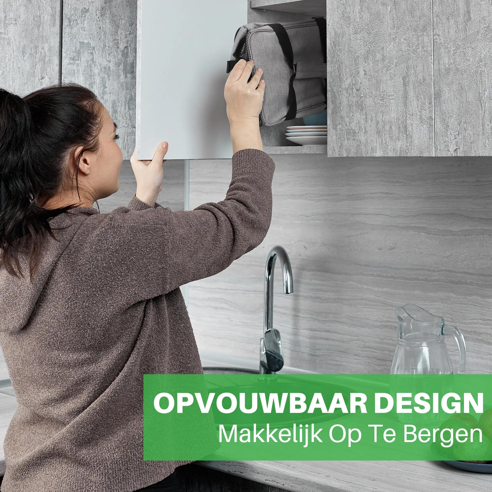 Koelbox Kamperen Fold Set 40L En 15L Incl. 8 Koelelementen Grijs 7/7