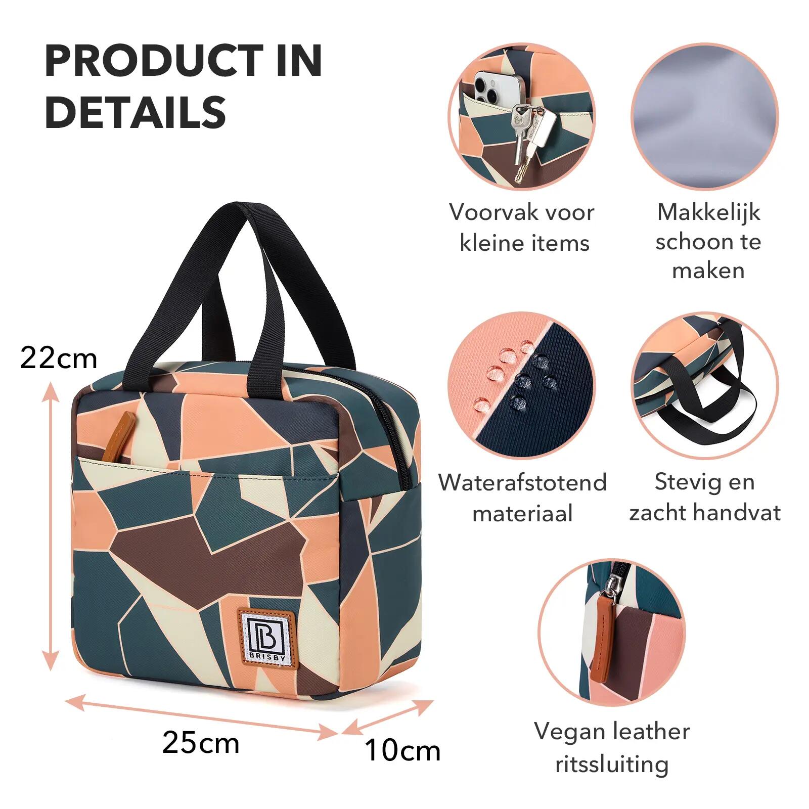 Lunchbox Outdoor Classic 4L 4-laags Geïsoleerd Incl. Koelelement Meerkleurig 7/7