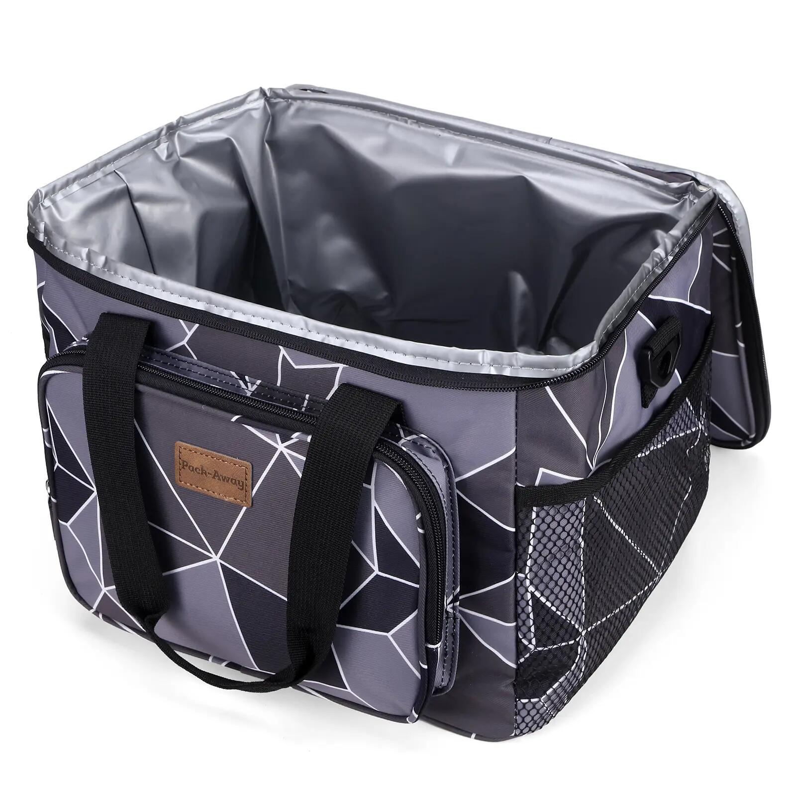 Koelbox Kamperen Fold 15L Opvouwbaar Incl. 2 Koelelementen Grijs 6/7