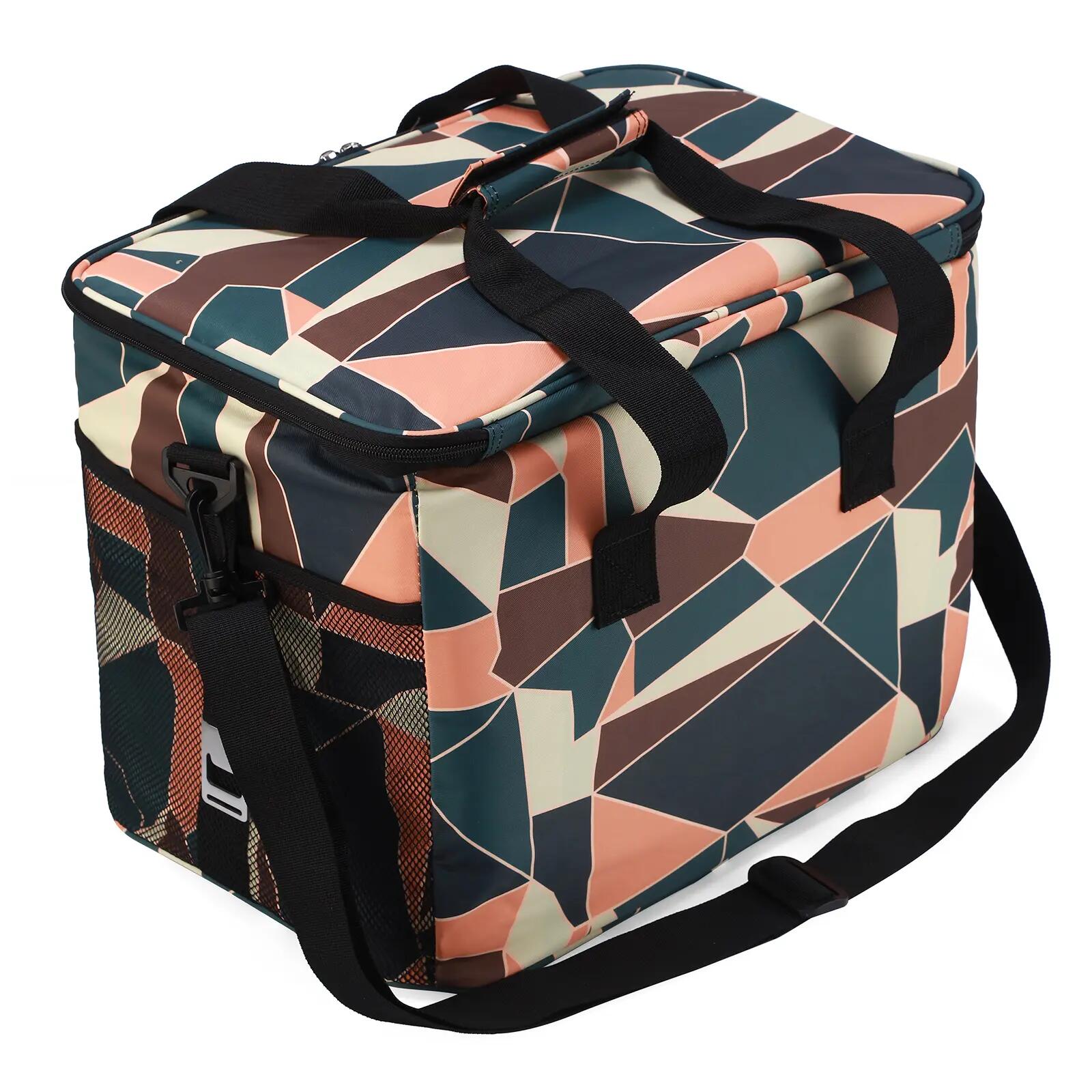 Koelbox Kamperen Fold 30L Opvouwbaar Incl. 4 Koelelementen Meerkleurig 4/7