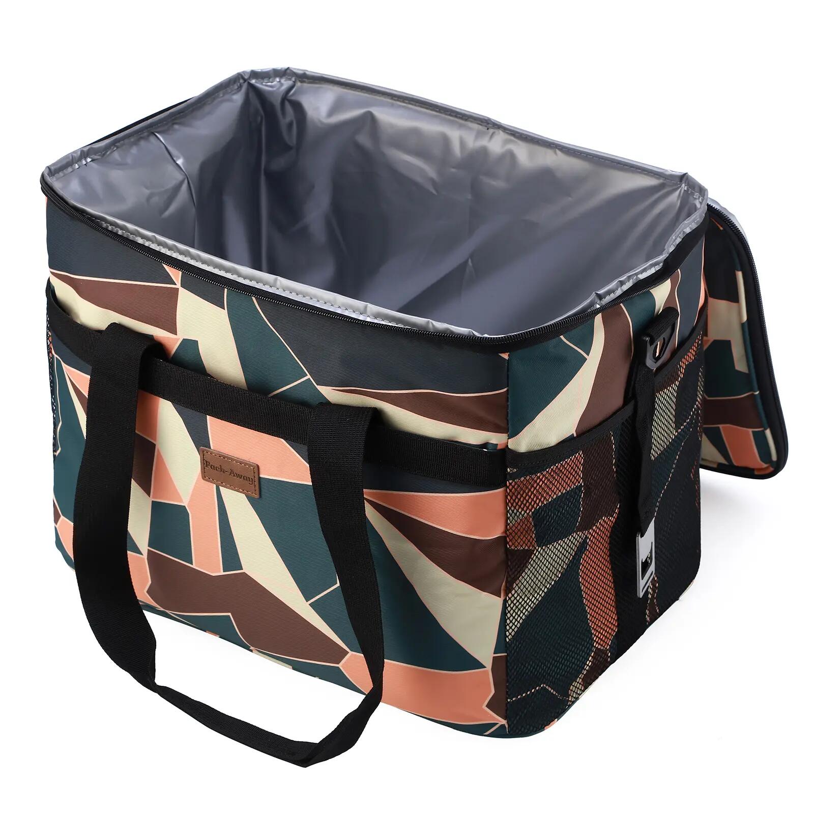 Koelbox Kamperen Fold 30L Opvouwbaar Incl. 4 Koelelementen Meerkleurig 3/7