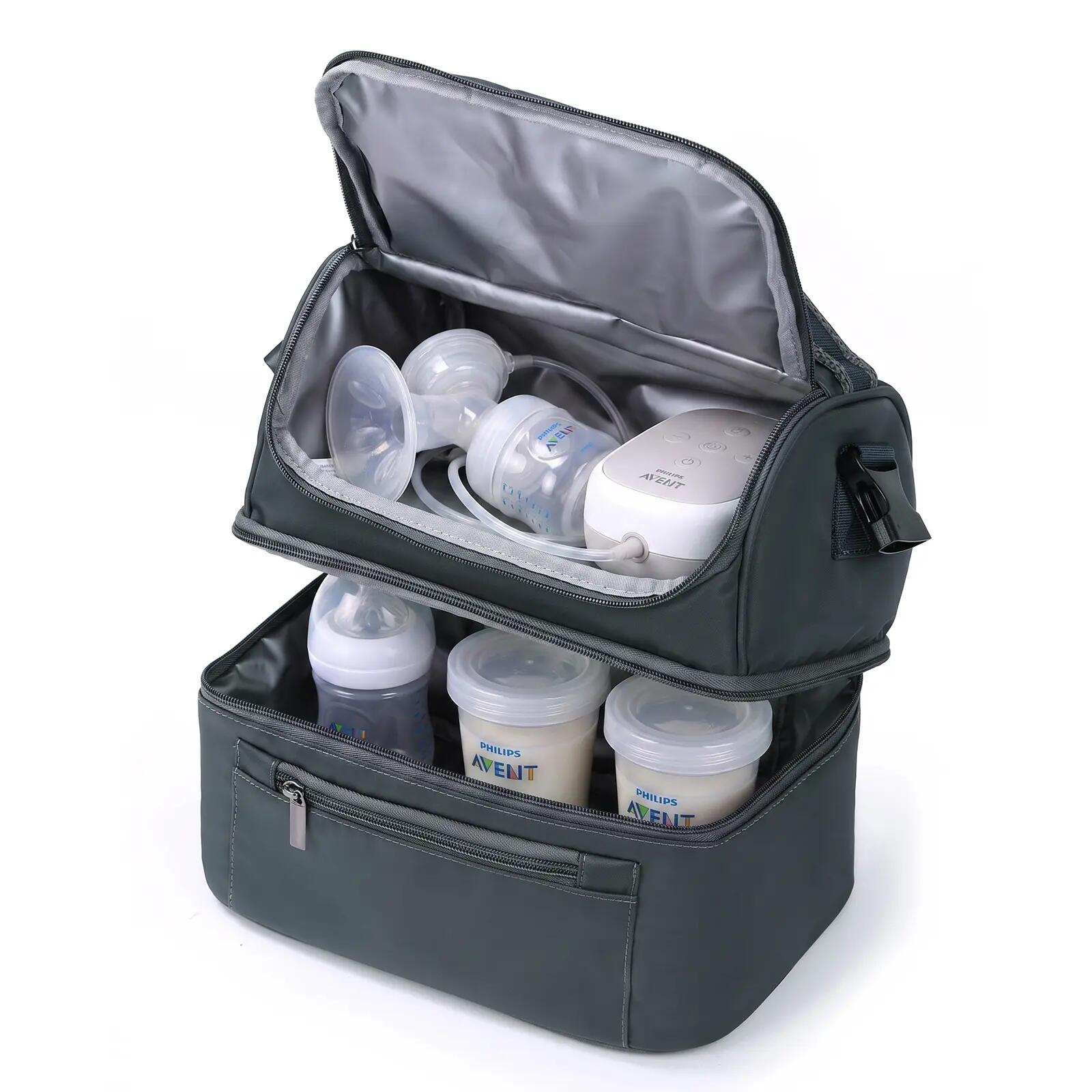 Thermische box Outdoor Dames Kolftas 11L 2 Geïsoleerde Vakken Grijsgroen 5/7