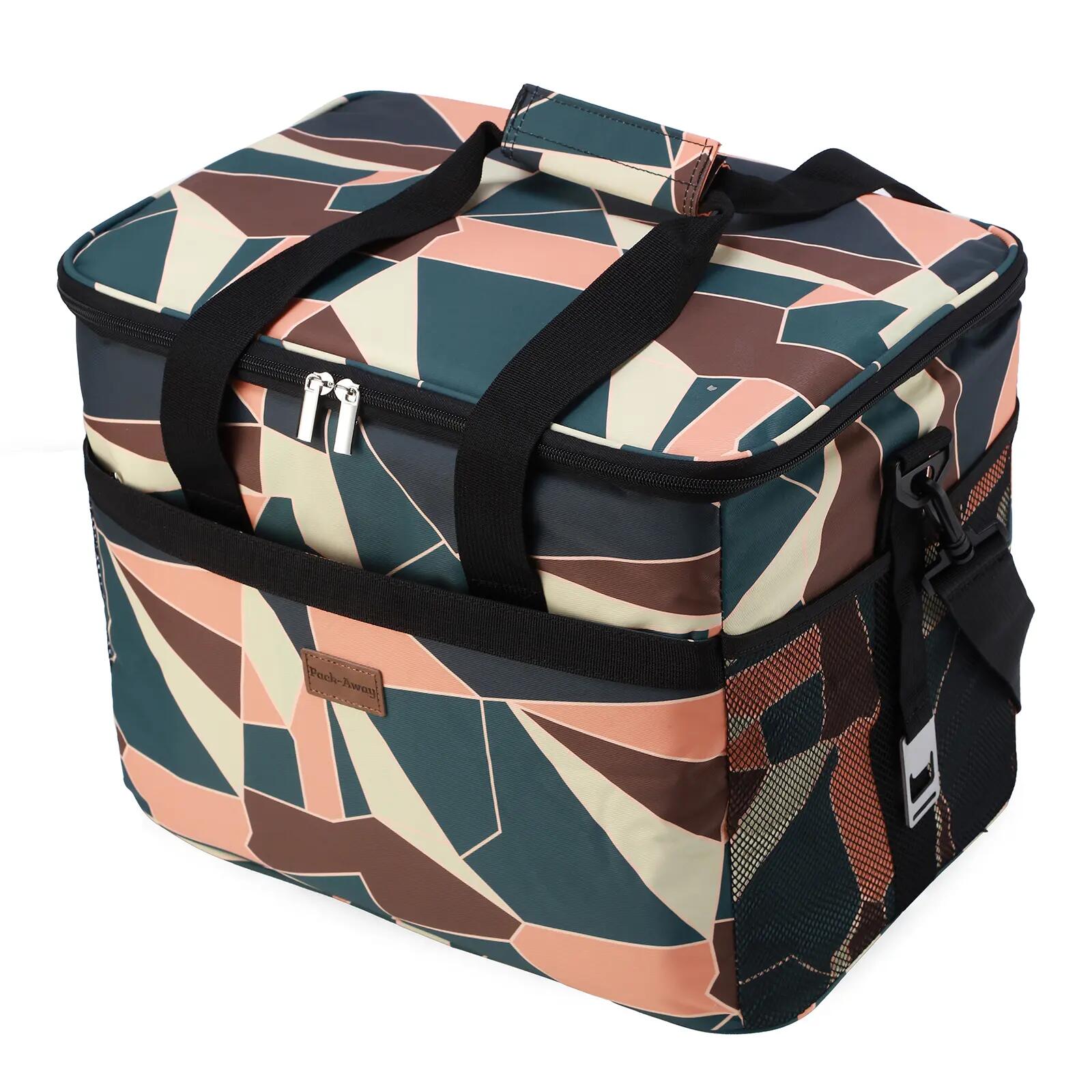 Koelbox Kamperen Fold 30L Opvouwbaar Incl. 4 Koelelementen Meerkleurig 2/7