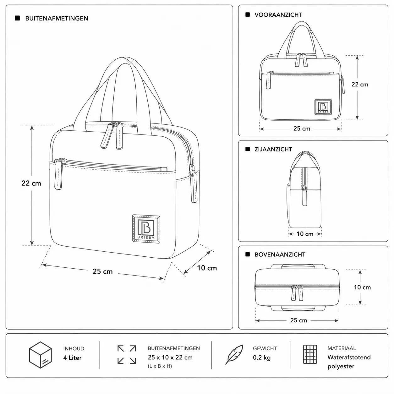 Lunchbox Outdoor Classic 4L 4-laags Geïsoleerd Incl. Koelelement Meerkleurig 2/7