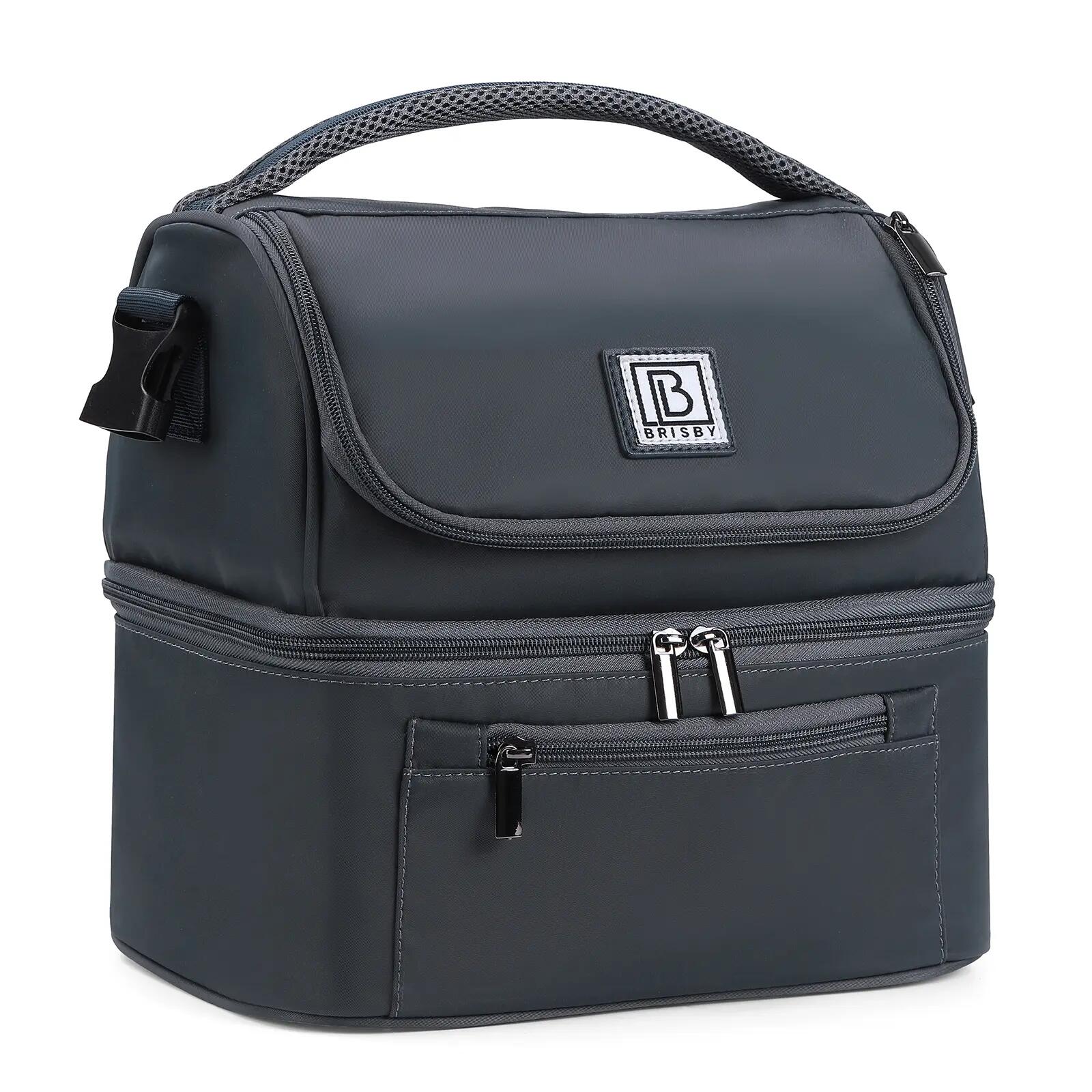Lunchbox Outdoor Koeltas 11L 2 Geïsoleerde Vakken Koel En Warm Blauw 3/7