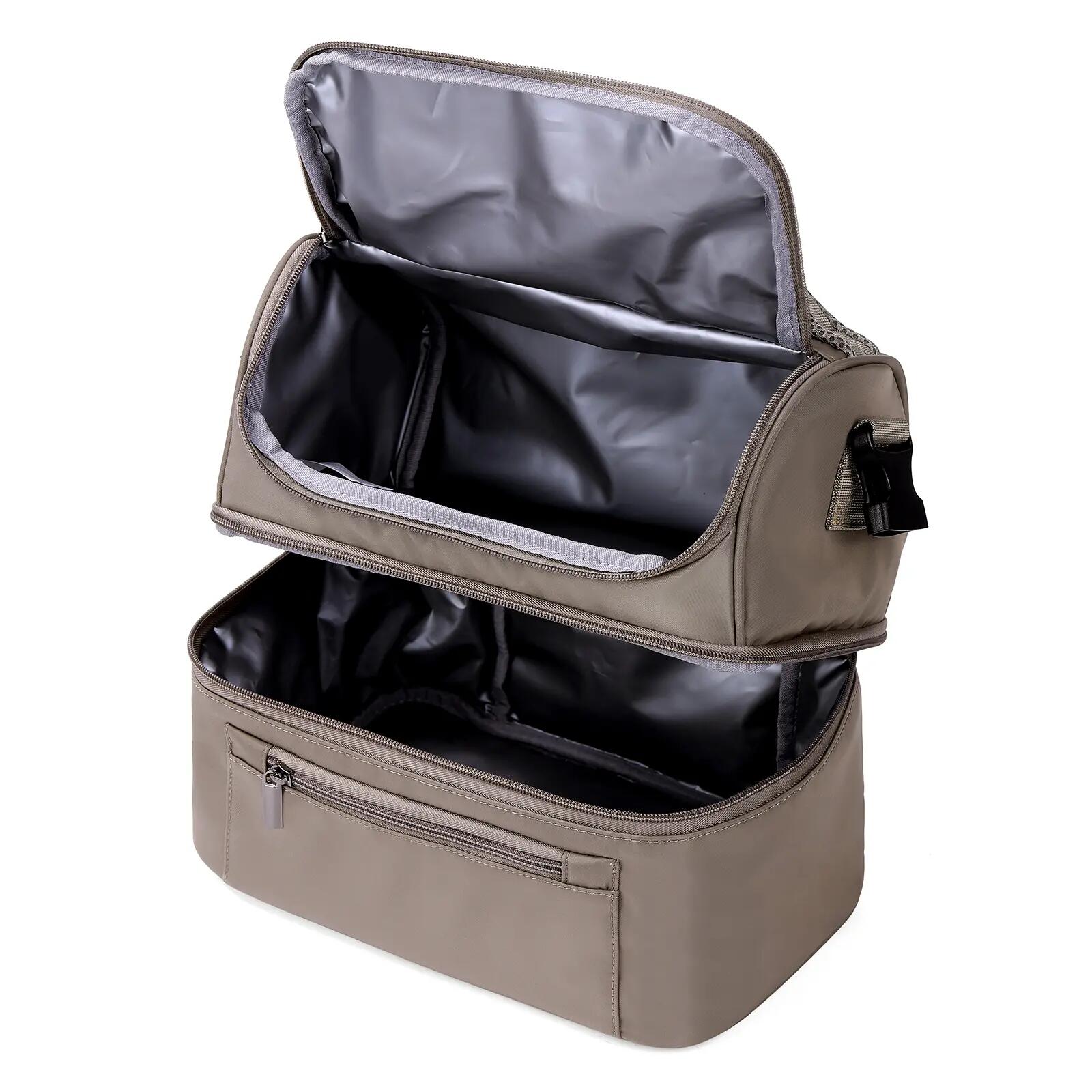 Thermische box Outdoor Dames Kolftas 11L 2 Geïsoleerde Vakken Grijsgroen 2/7