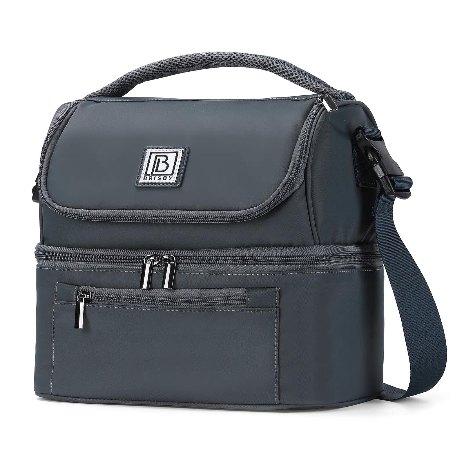 Lunchbox Outdoor Koeltas 11L 2 Geïsoleerde Vakken Koel En Warm Blauw 2/7