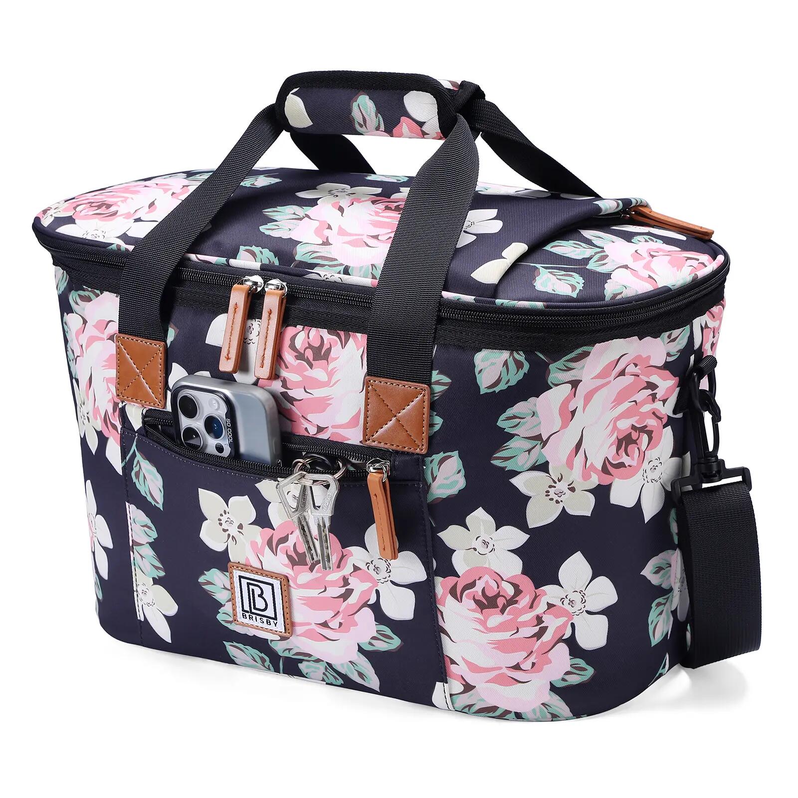 Koelbox Kamperen Shopper 21L Incl. Koelelementen En Lunchbox Meerkleurig 5/7