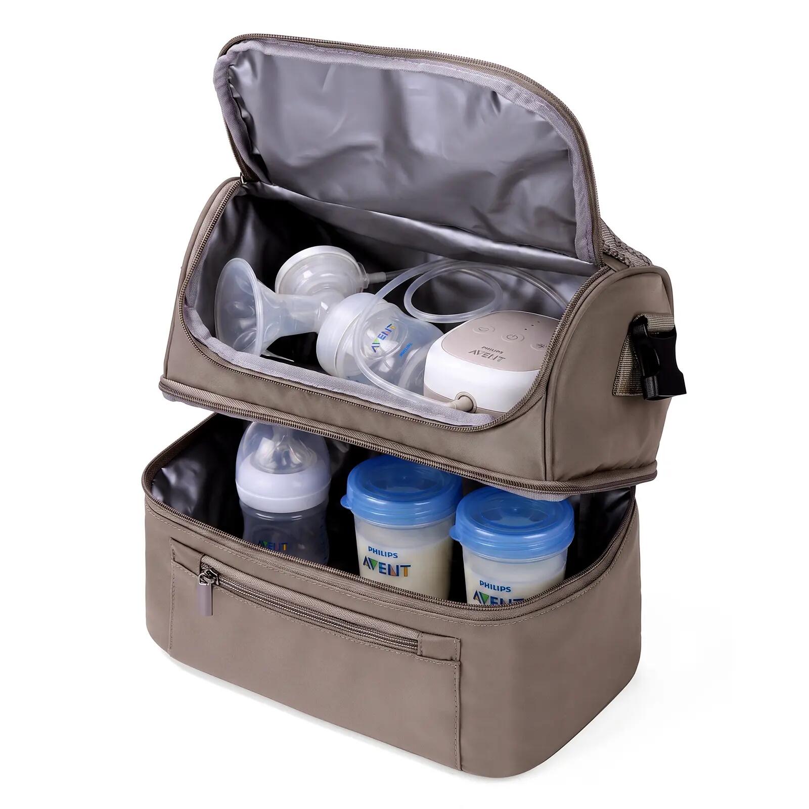 Thermische box Outdoor Dames Kolftas 11L 2 Geïsoleerde Vakken Grijsgroen 3/7
