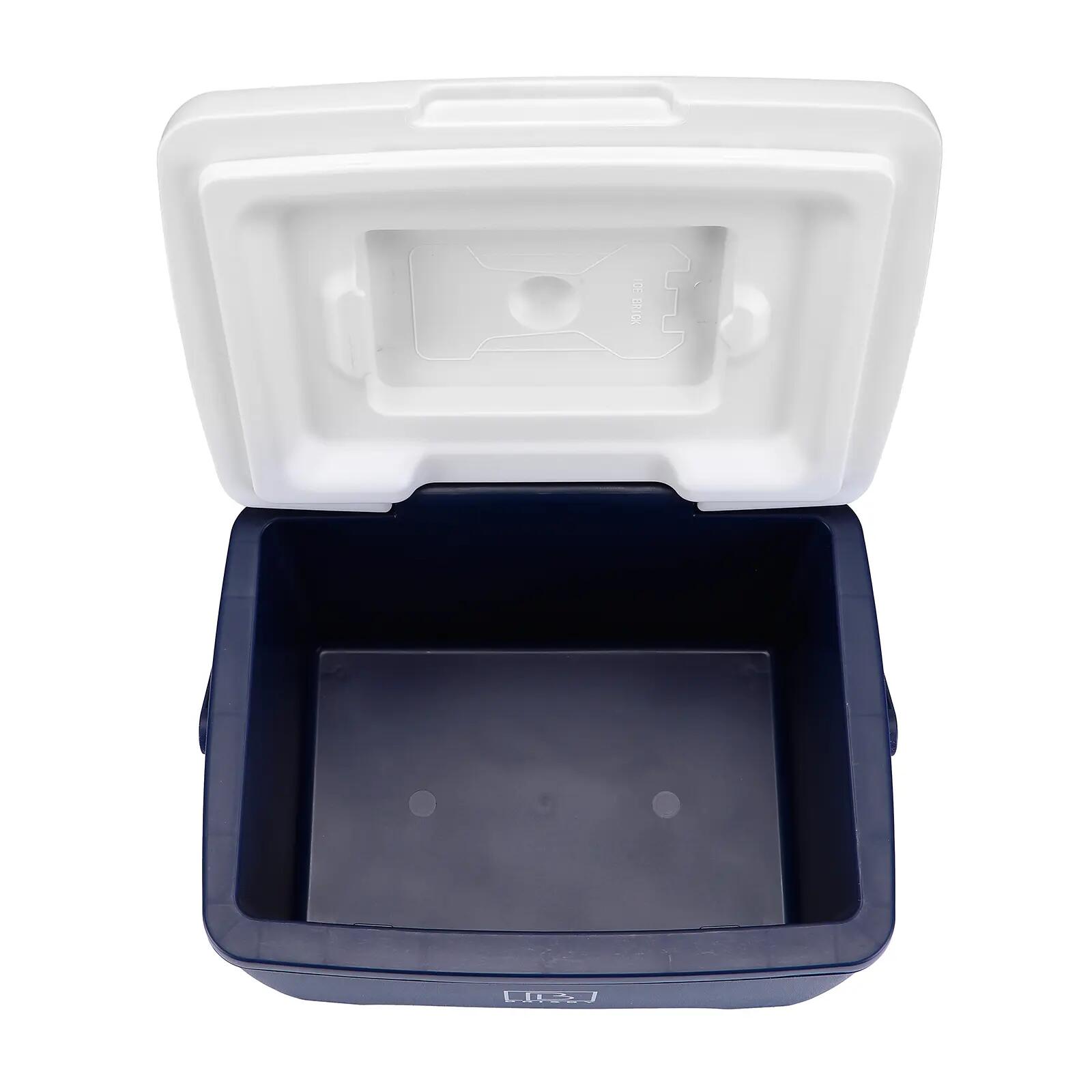 Koelbox Kamperen Thermosset 8L Incl. 2 Koelelementen En Thermosfles Blauw 5/7