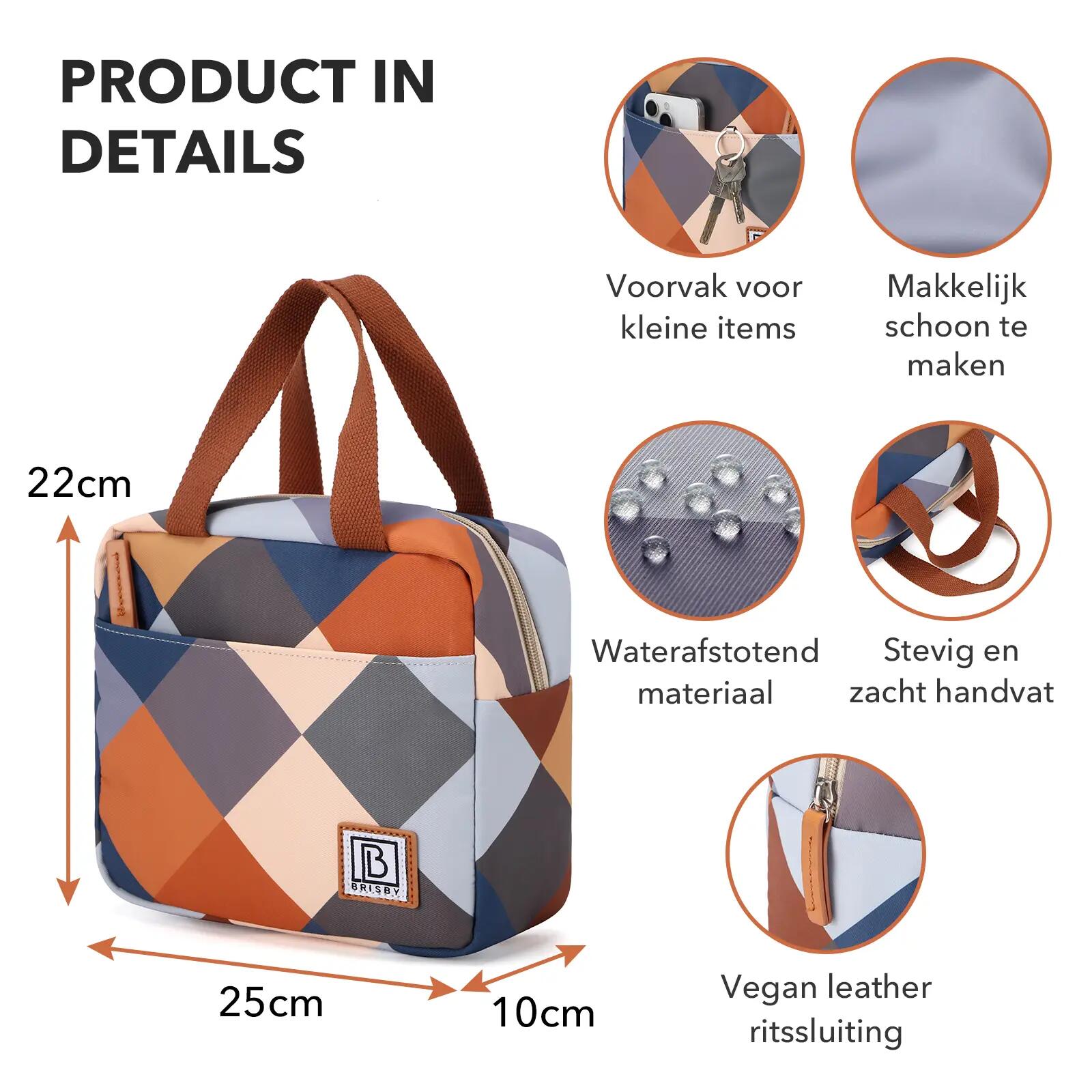 Lunchbox Outdoor Classic 4L 4-laags Geïsoleerd Incl. Koelelement Meerkleurig 5/7