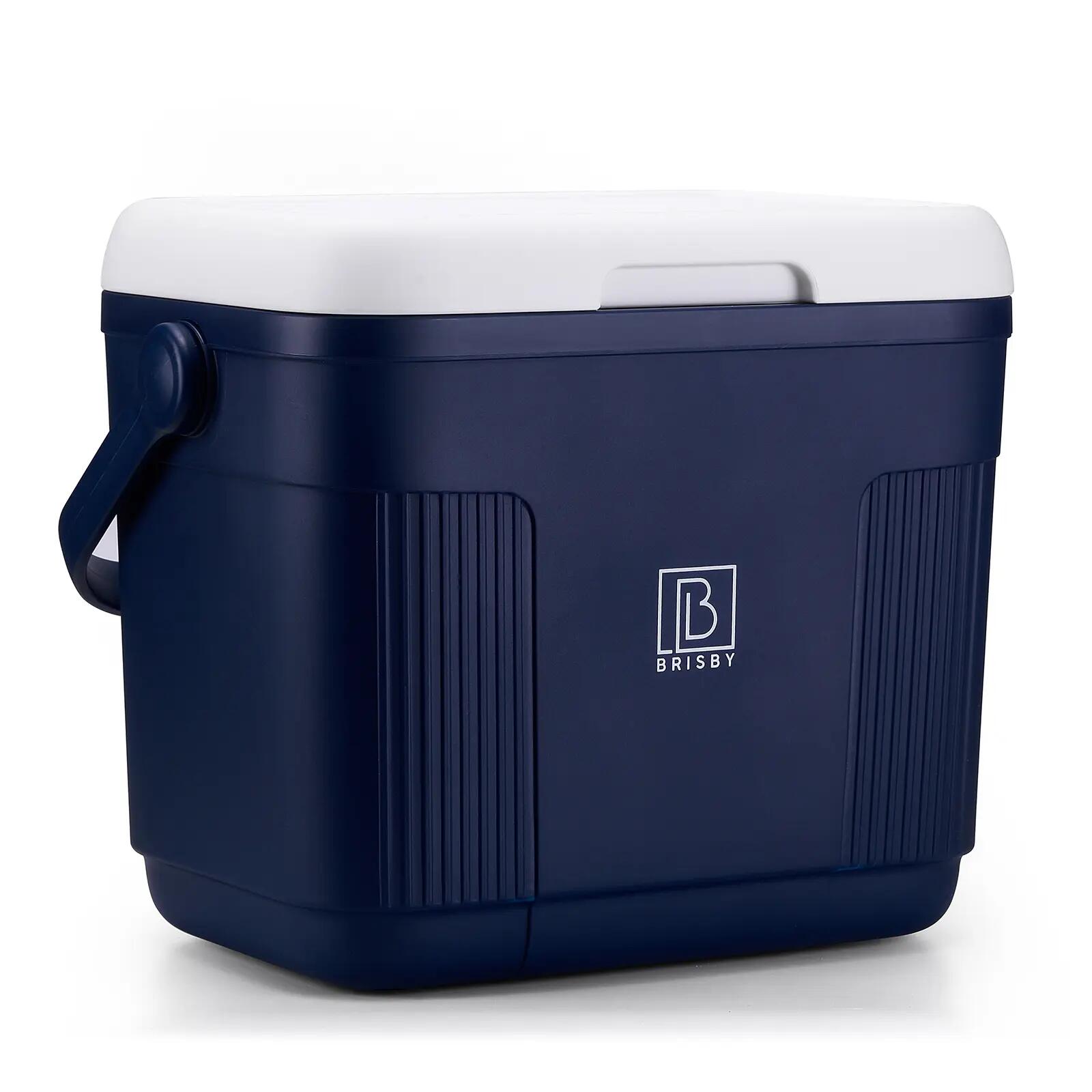 Koelbox Kamperen Thermosset 22L Incl. 4 Koelelementen 2 Thermosflessen Blauw 5/7