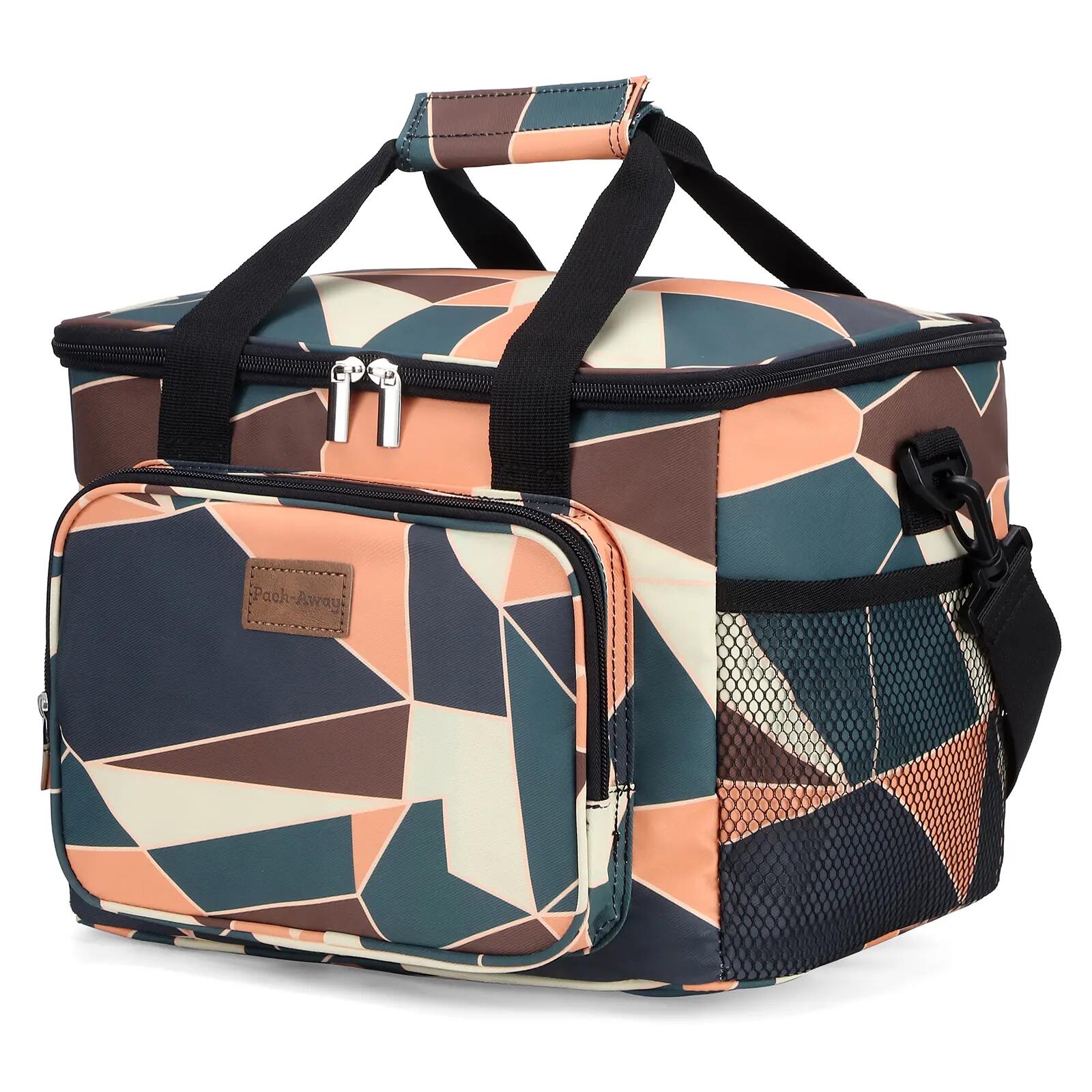 Koelbox Kamperen Fold 15L Opvouwbaar Incl. 2 Koelelementen Meerkleurig 3/7