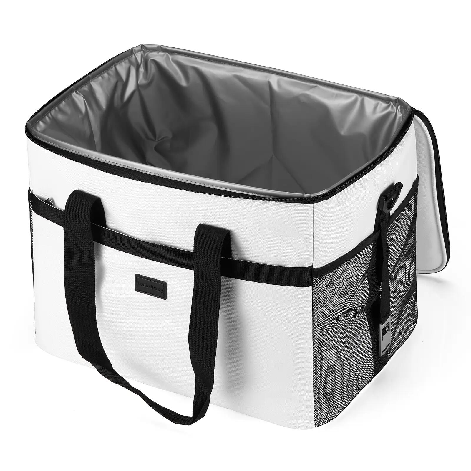Koelbox Kamperen Fold 40L Opvouwbaar Incl. 6 Koelelementen Wit 3/7