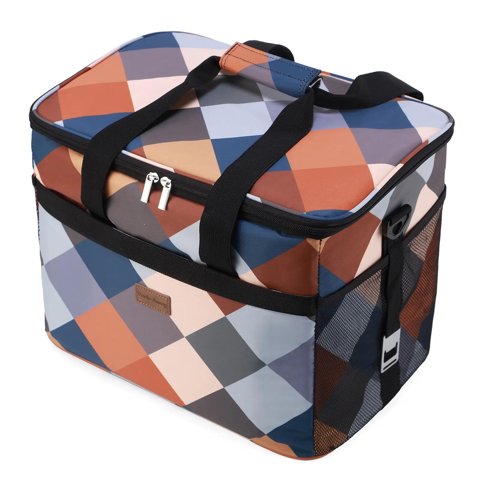 Koelbox Kamperen Fold 30L Opvouwbaar Incl. 4 Koelelementen Meerkleurig 3/7