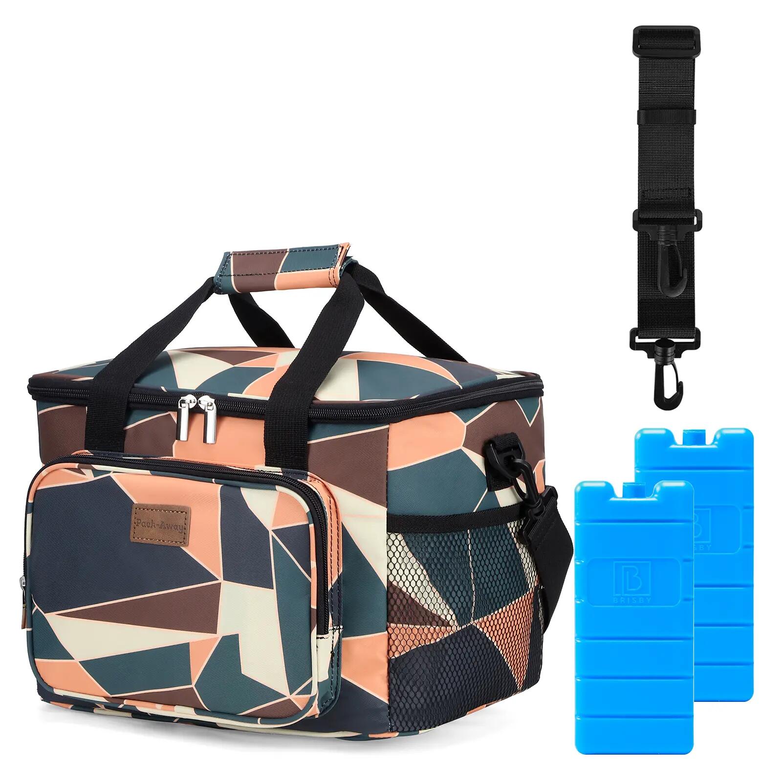 Koelbox Kamperen Fold 15L Opvouwbaar Incl. 2 Koelelementen Meerkleurig 2/7