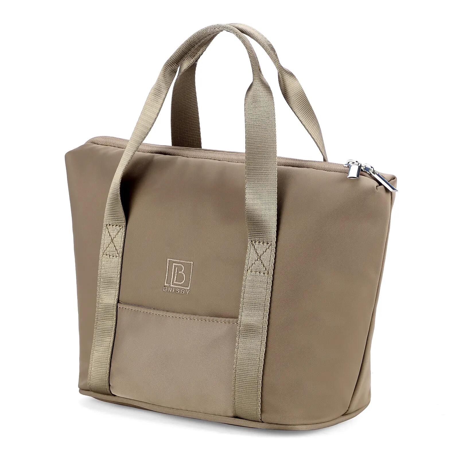 Lunchbox Outdoor Koeltas 6L Geïsoleerd Incl. 2 Koelelementen Voorvak Taupe beige 2/7
