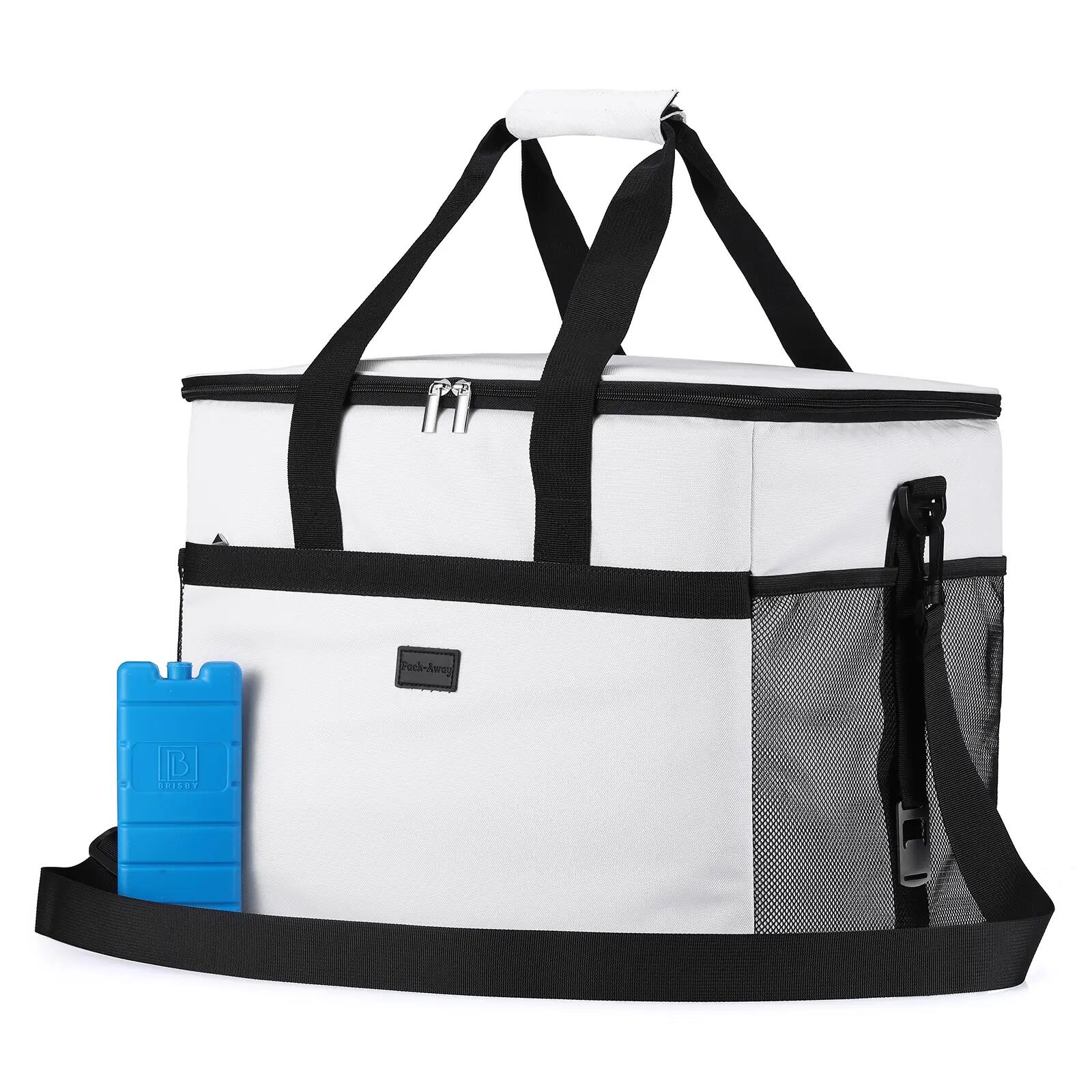 Koelbox Kamperen Fold 40L Opvouwbaar Incl. 6 Koelelementen Wit 2/7