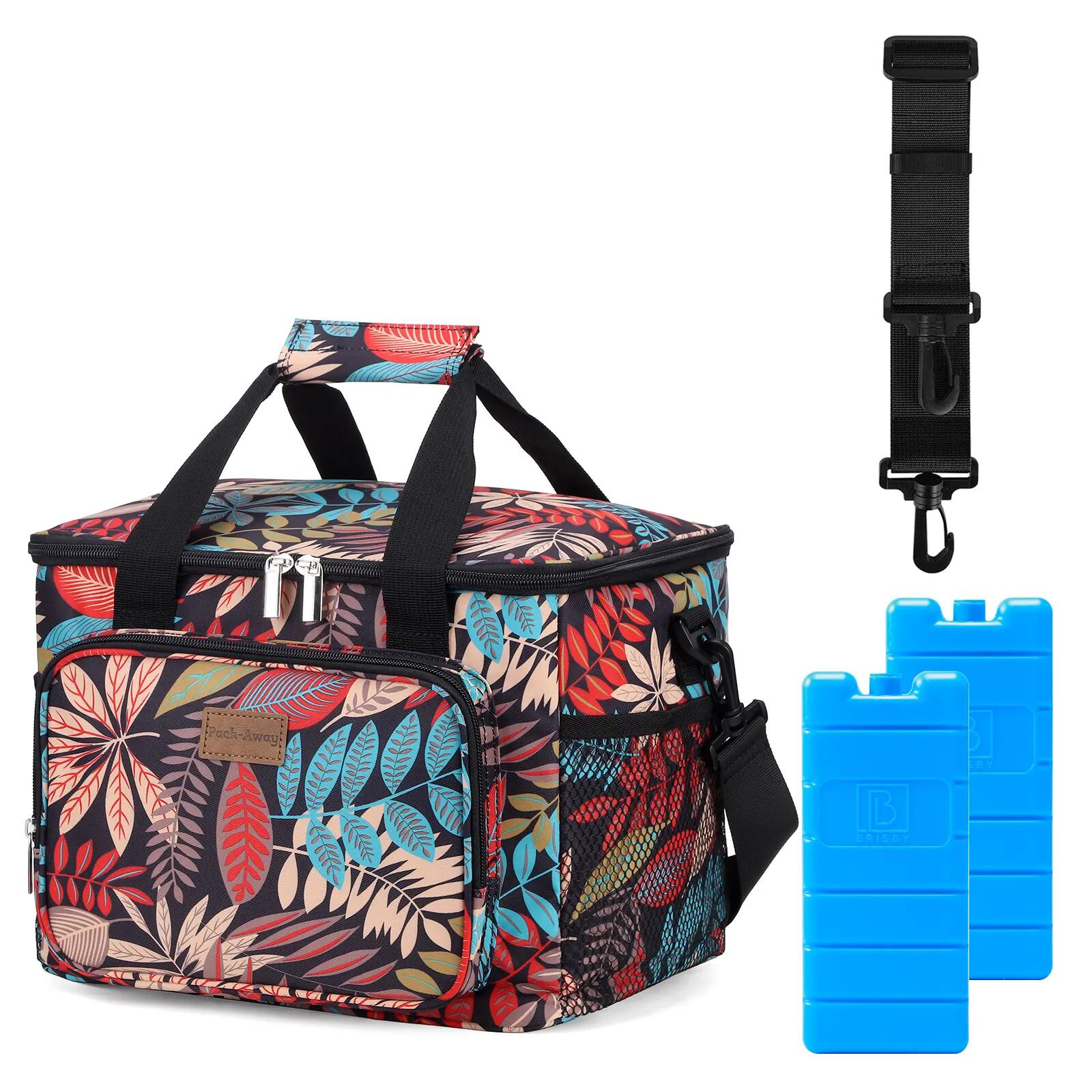 Koelbox Kamperen Fold 15L Opvouwbaar Incl. 2 Koelelementen Meerkleurig 2/7
