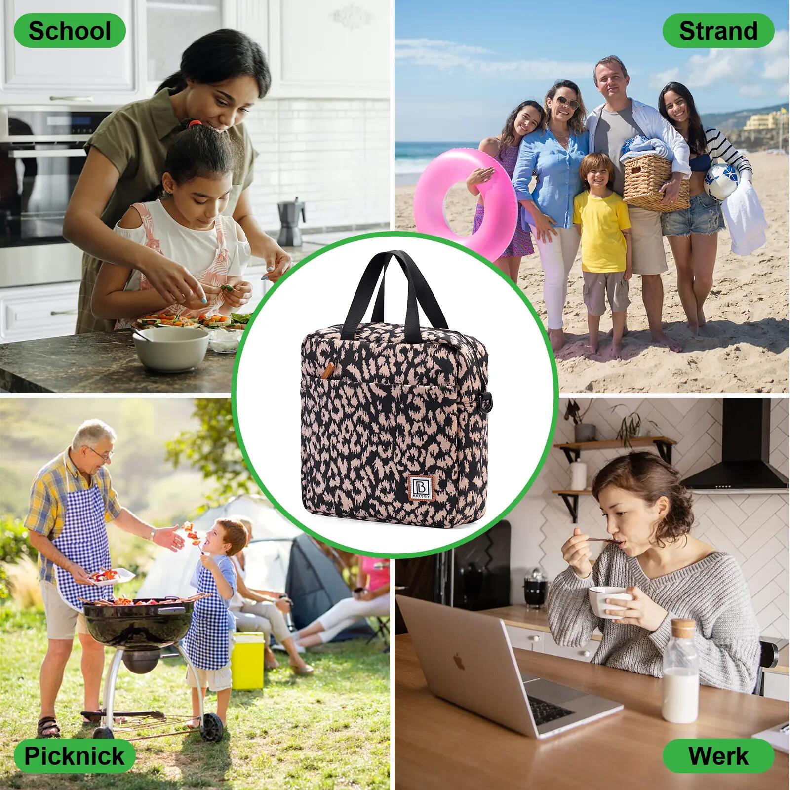 Lunchbox Outdoor Classic 7L Incl. 2 Koelelementen En Schouderband Meerkleurig 6/7