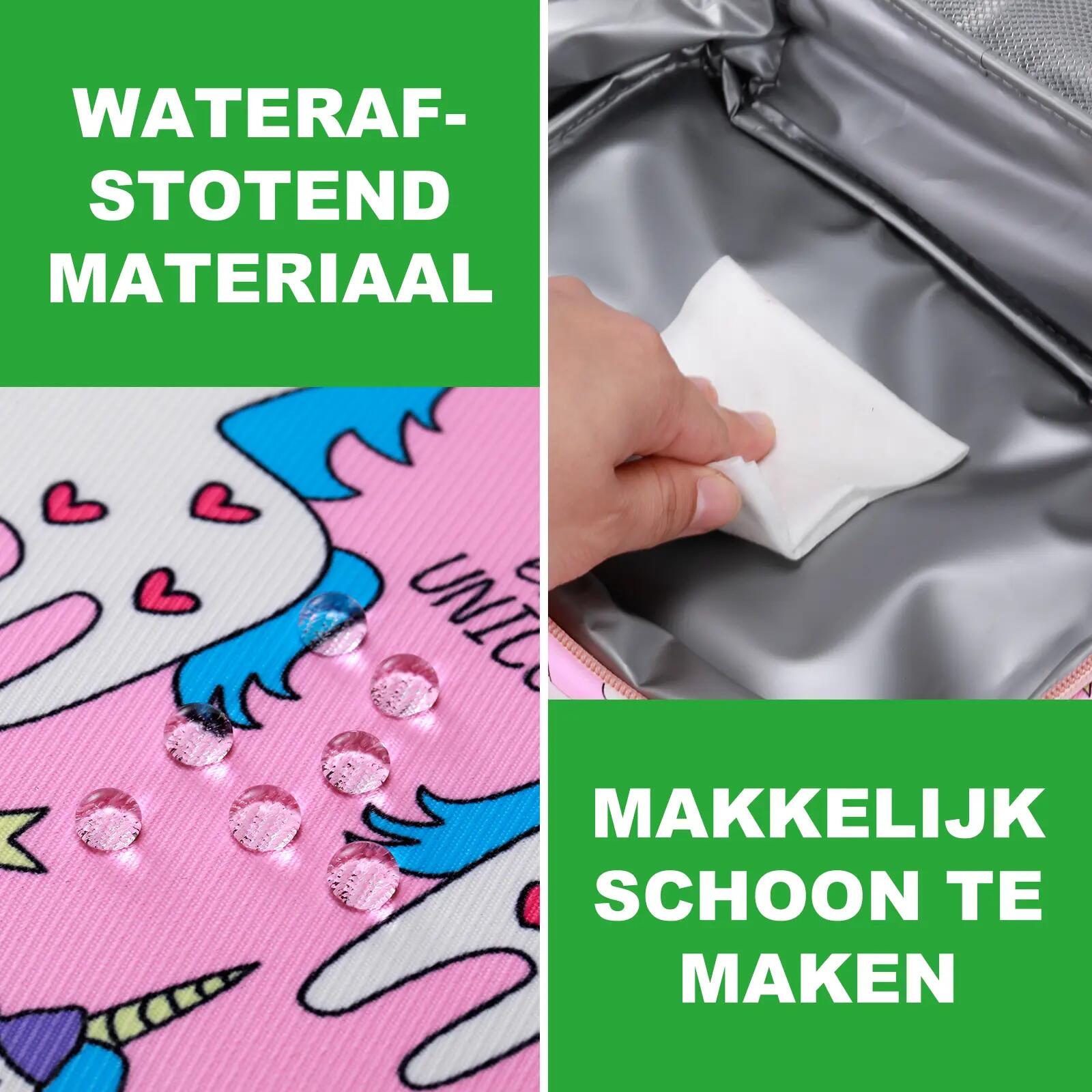 Lunchbox Outdoor Kinderen Classic 2,5L Opvouwbaar Met Naamkaartje Meerkleurig 6/7