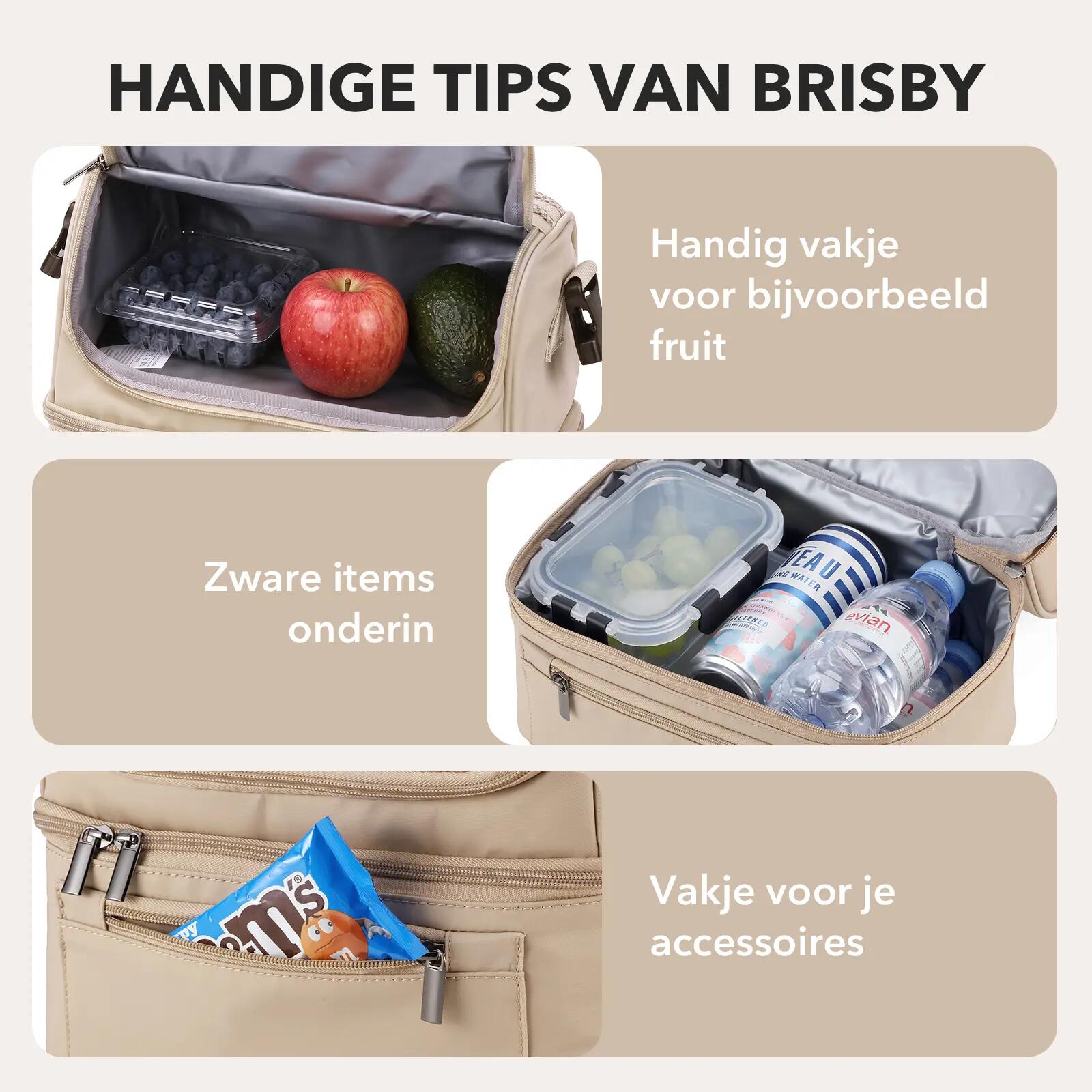 Thermische box Outdoor Dames Kolftas 11L 2 Geïsoleerde Vakken Grijsgroen 6/7