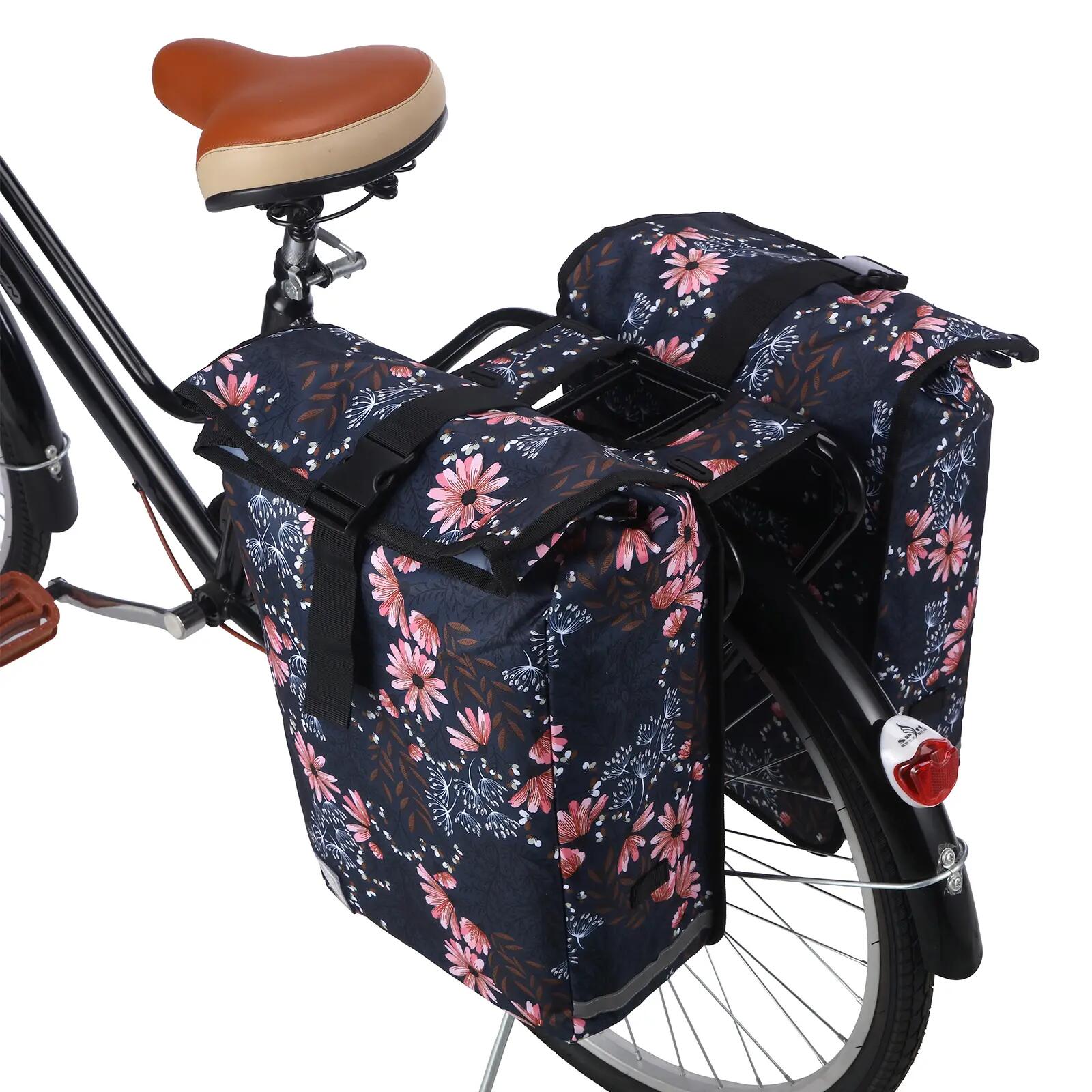 Fietstas Toerfietsen Rolltop 39L Dubbel Waterdicht Reflecterend Meerkleurig 6/7